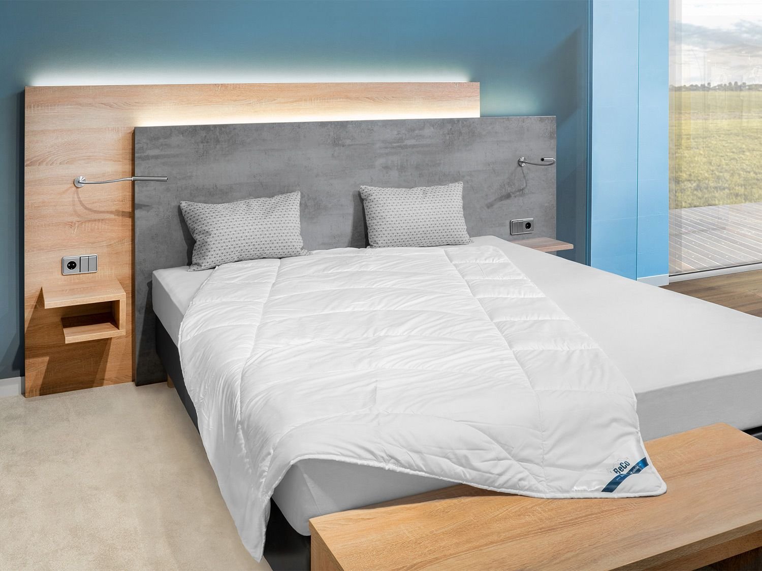 BeCo Ganzjahres-Bettdecke Medibett Cotton Soft, medium (155 X 220 CM)