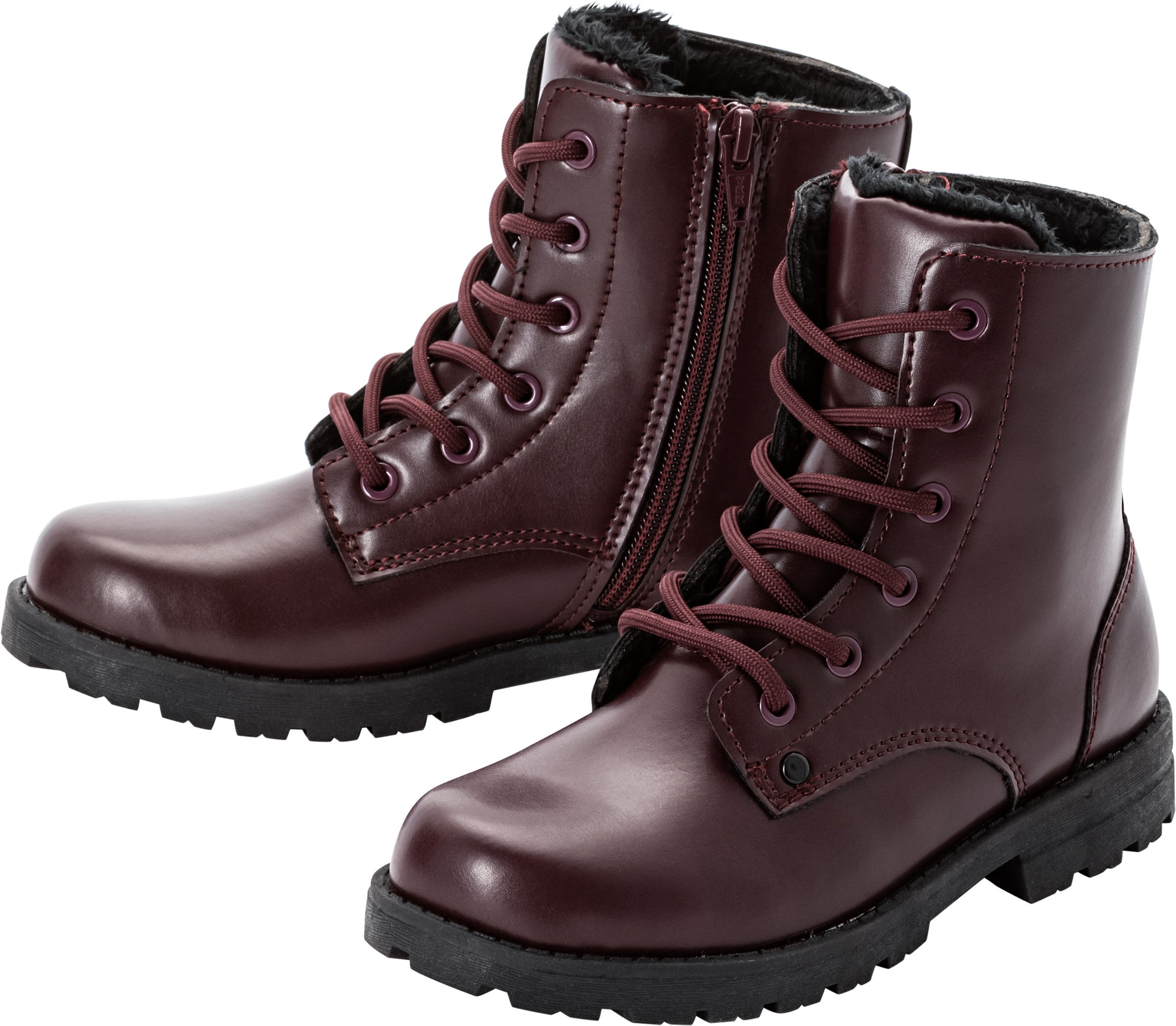 Thumbnail - pepperts!® Kinder Mädchen Stiefelette mit Warmfutter (Burgunder, 32)