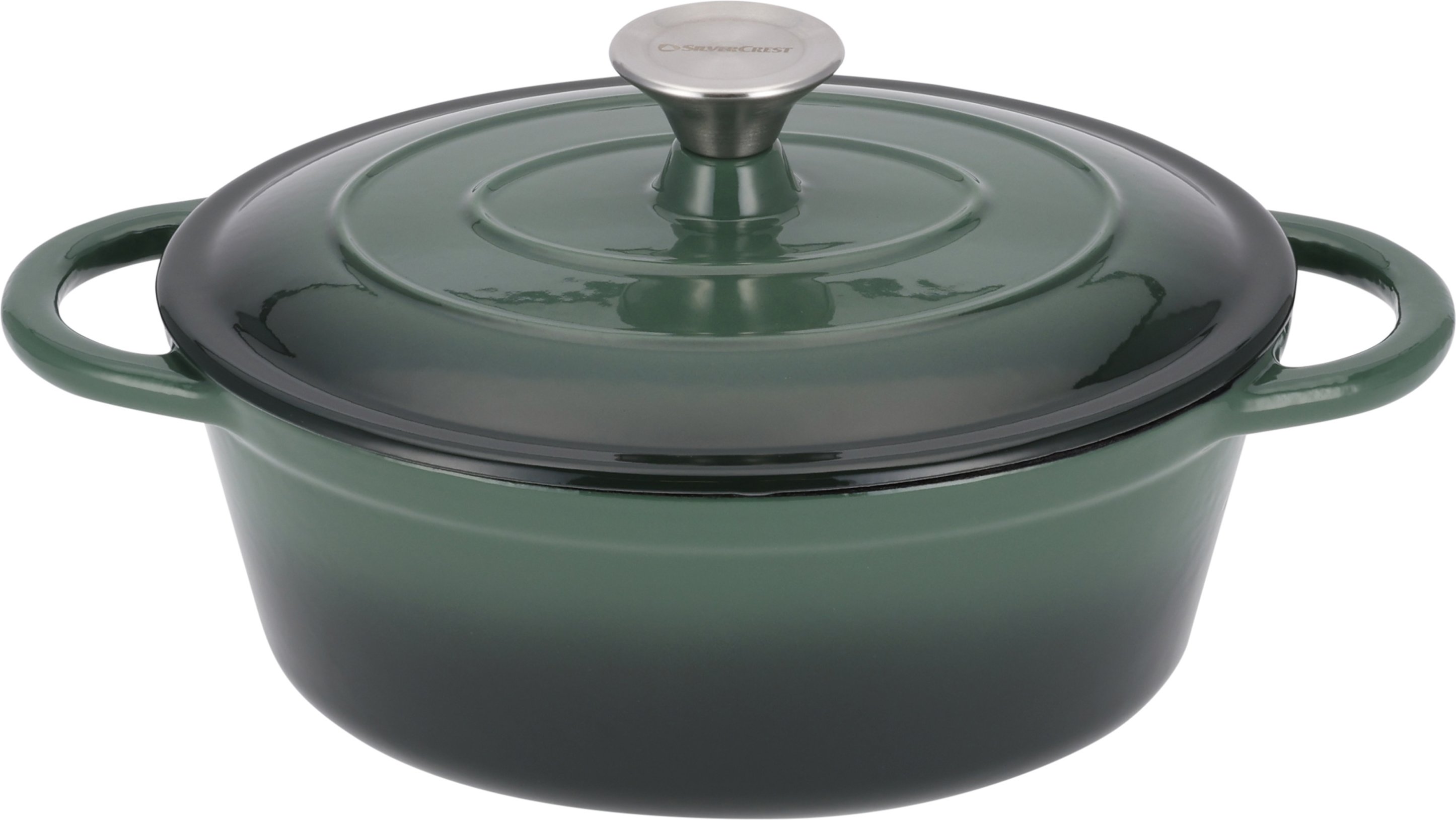 Thumbnail - SILVERCREST® Bräter Gusseisen 25 cm / 3,0 Liter (Grün)