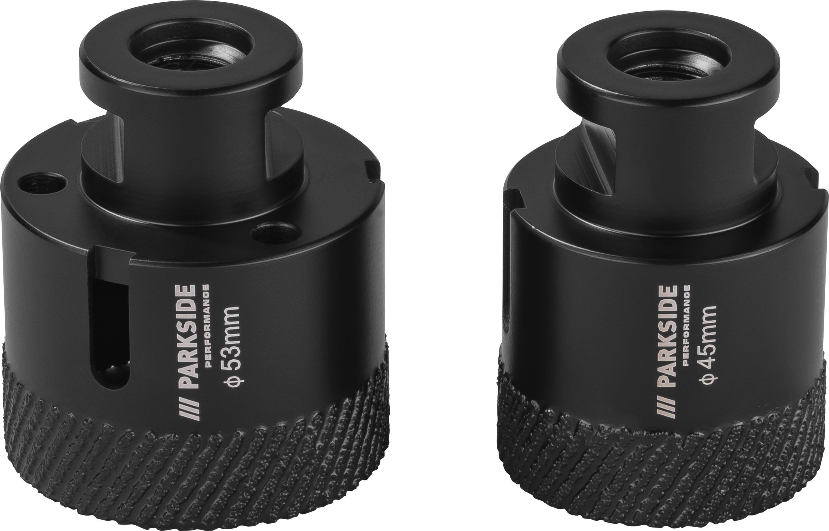 PARKSIDE PERFORMANCE® Diamant-Bohrkronen / Diamant-Bohrkrone, 5 Stück / 4 Stück / 2 Stück / 1 Stück (ø 45, 53 mm)