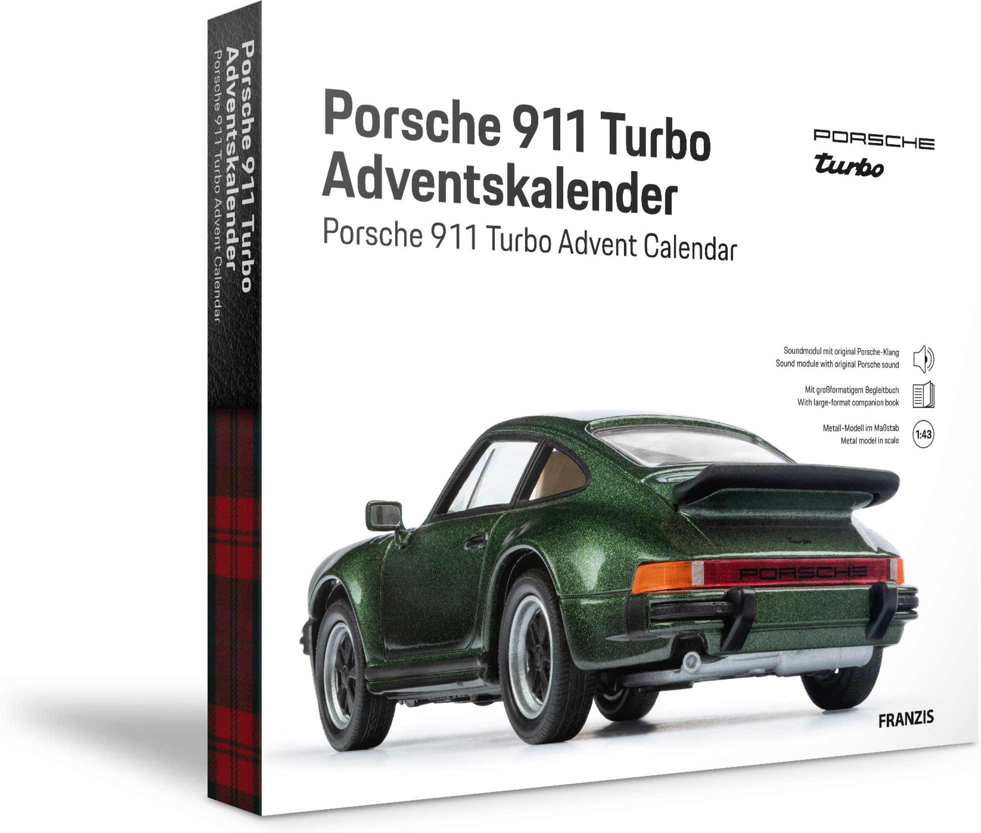 FRANZIS Porsche 911 Turbo Adventskalender 1:43