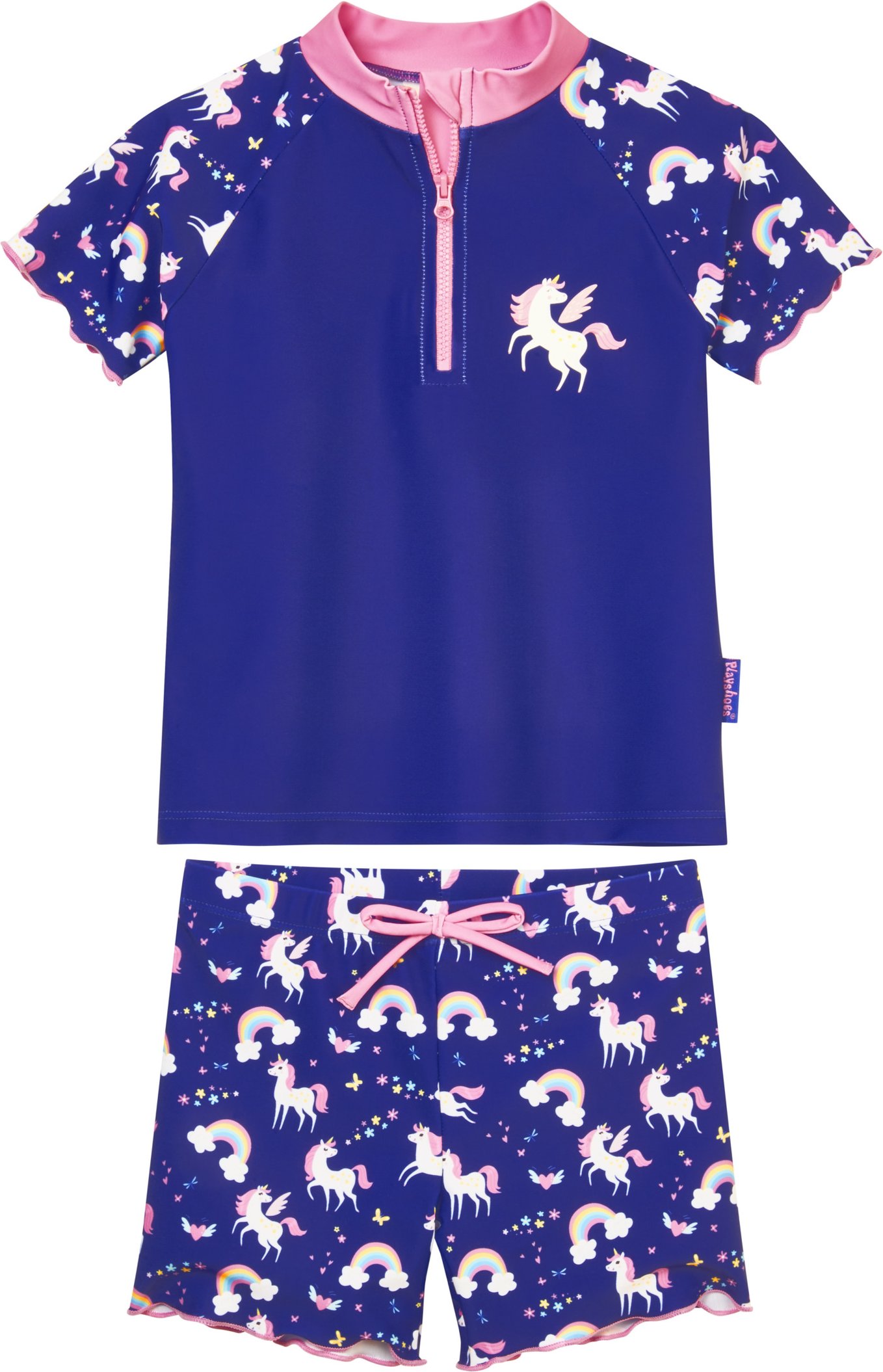 Playshoes Baby/kleinkinder Mädchen Badeset zweiteilig (Einhorn, 86/92)