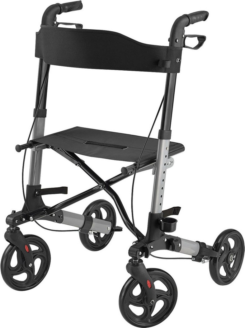 Juskys Rollator (Schwarz)