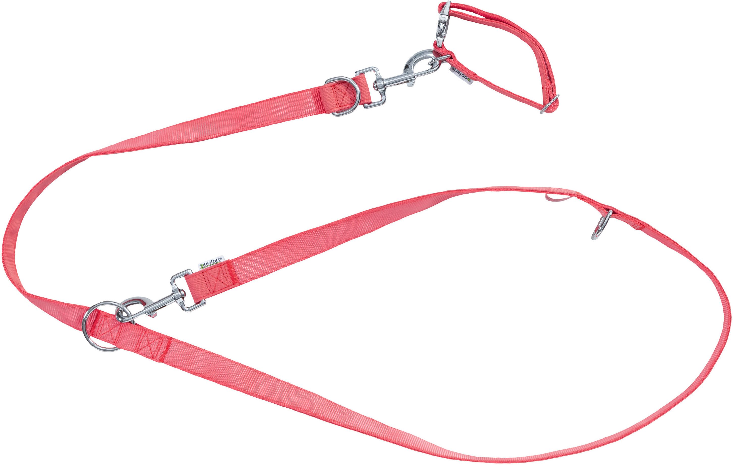 zoofari® Hundehalsband und Hundeleine (Rot, S)