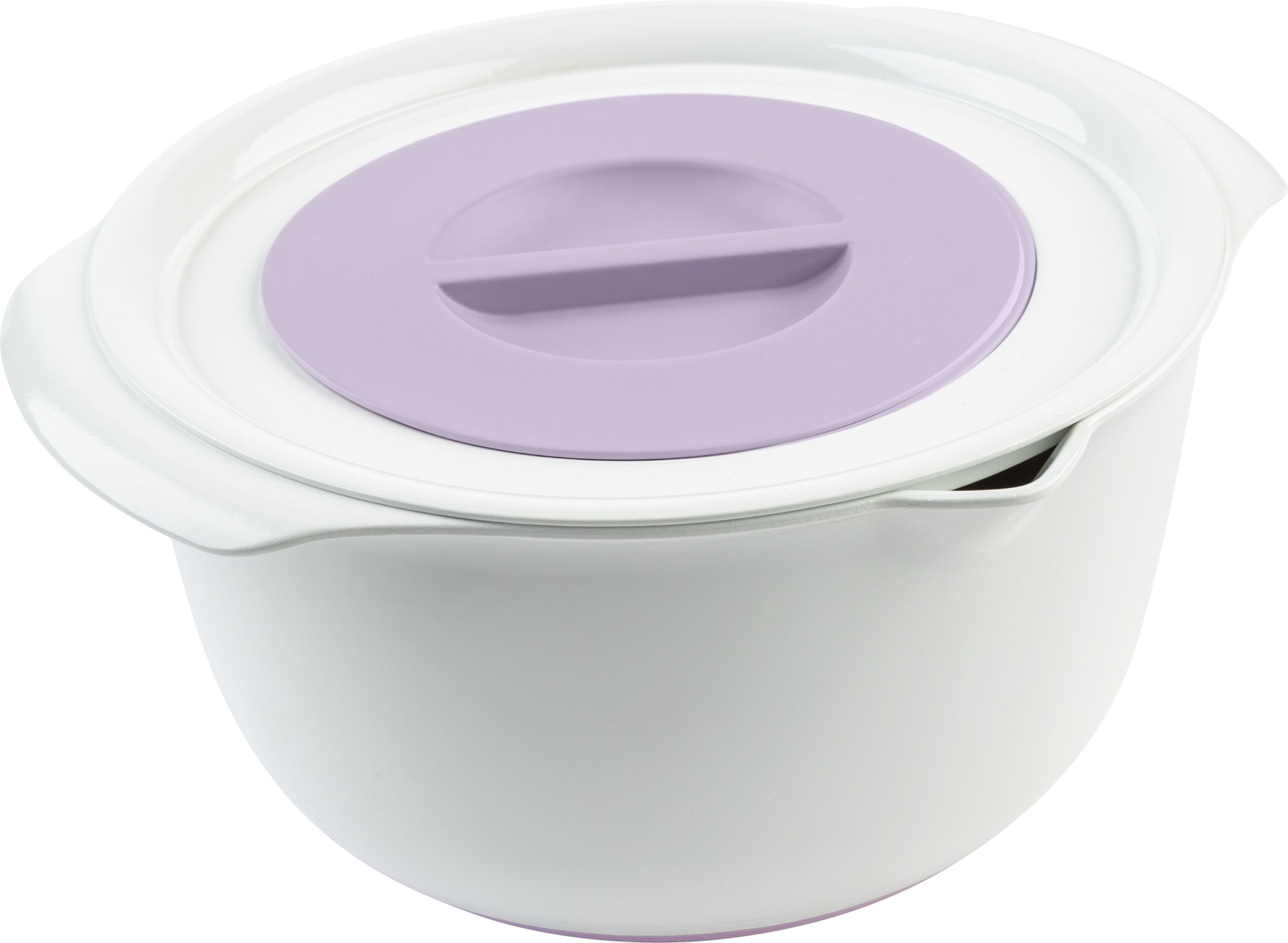 LIVARNO home Rührschüssel Kunststoff 4 L mit Zusatzbehälter 1,2 L (Flieder)