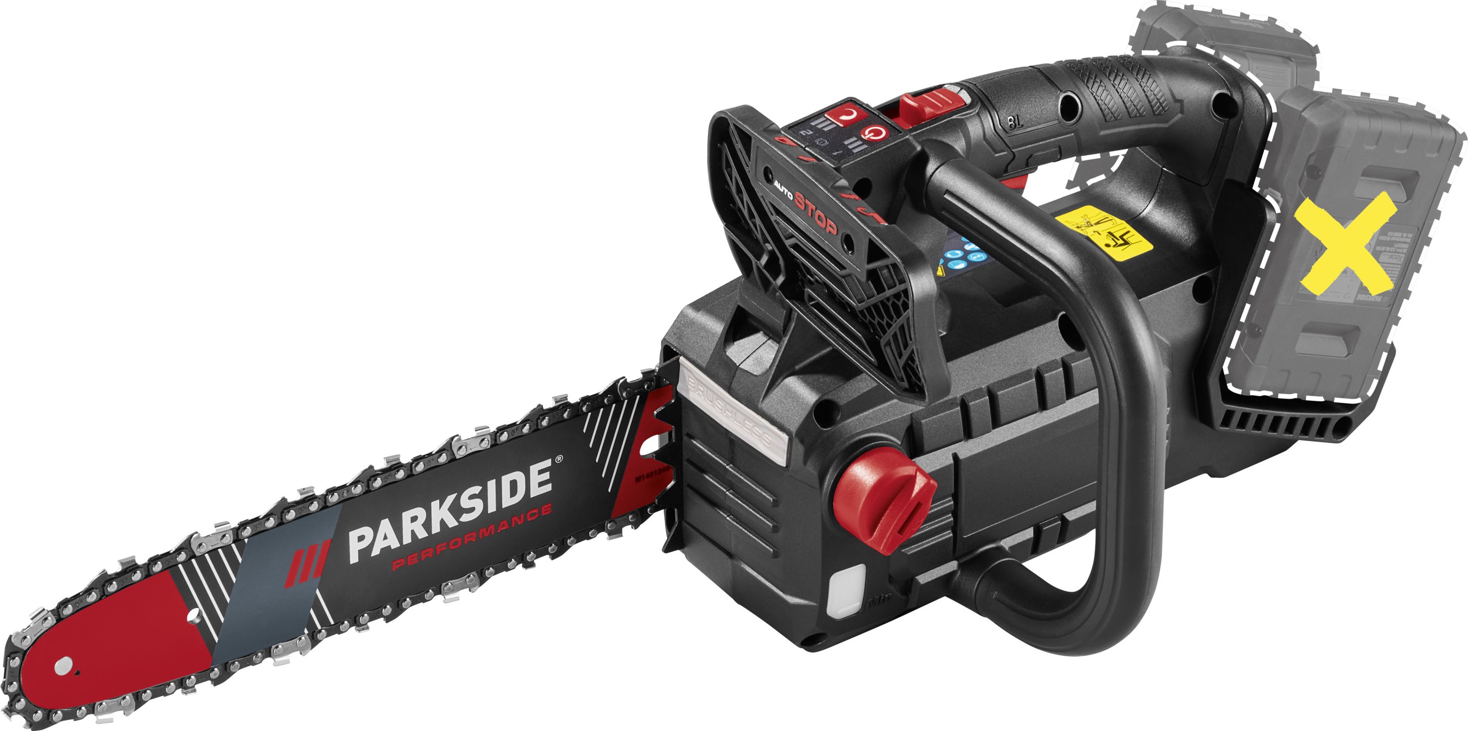 PARKSIDE PERFORMANCE® 40 V Akku-Baumpflegesäge »PPAKS 40-Li B2«, ohne Akku und Ladegerät