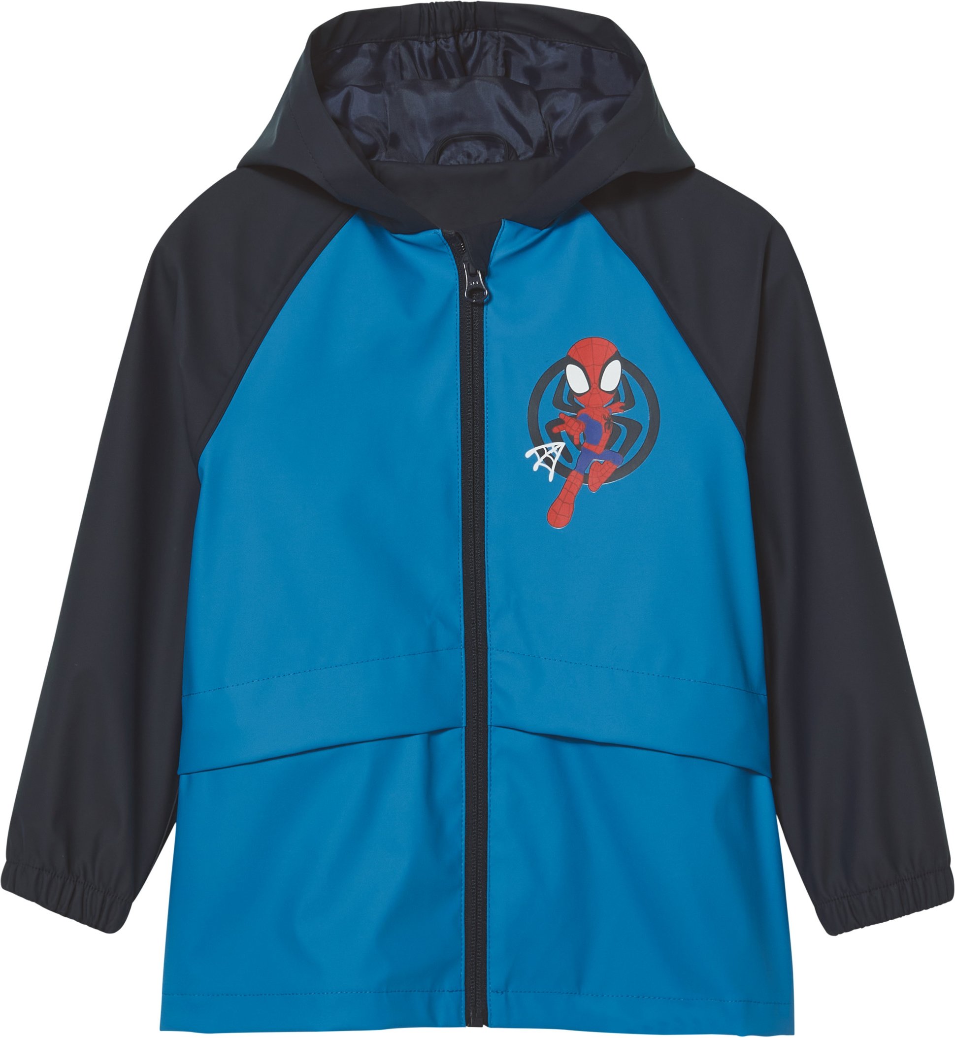 Thumbnail - Kleinkinder Regenjacke (Spidey/navy, 98/104)