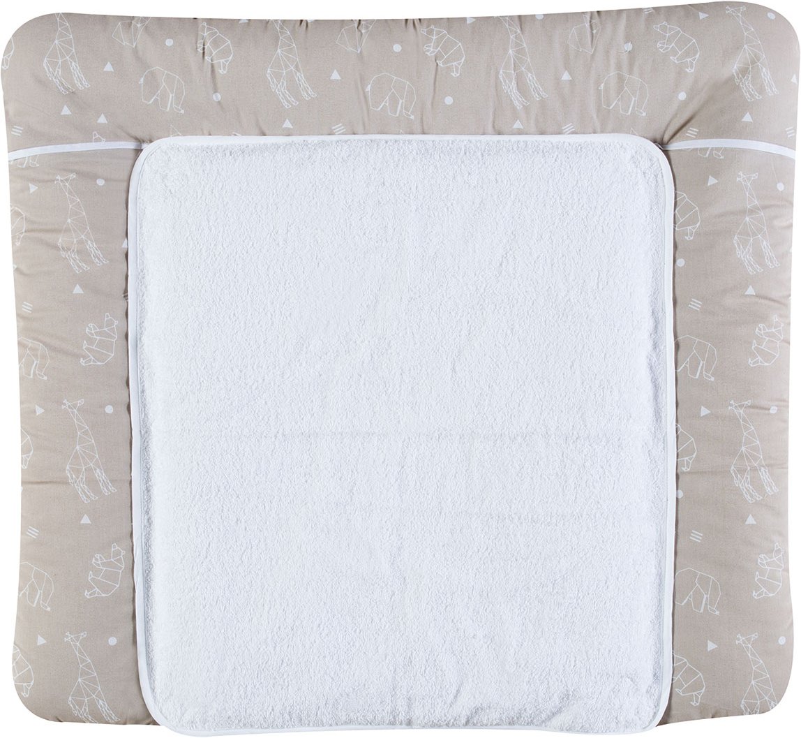 Schardt Wickelauflage mit Frotteebezug (Origami beige)""