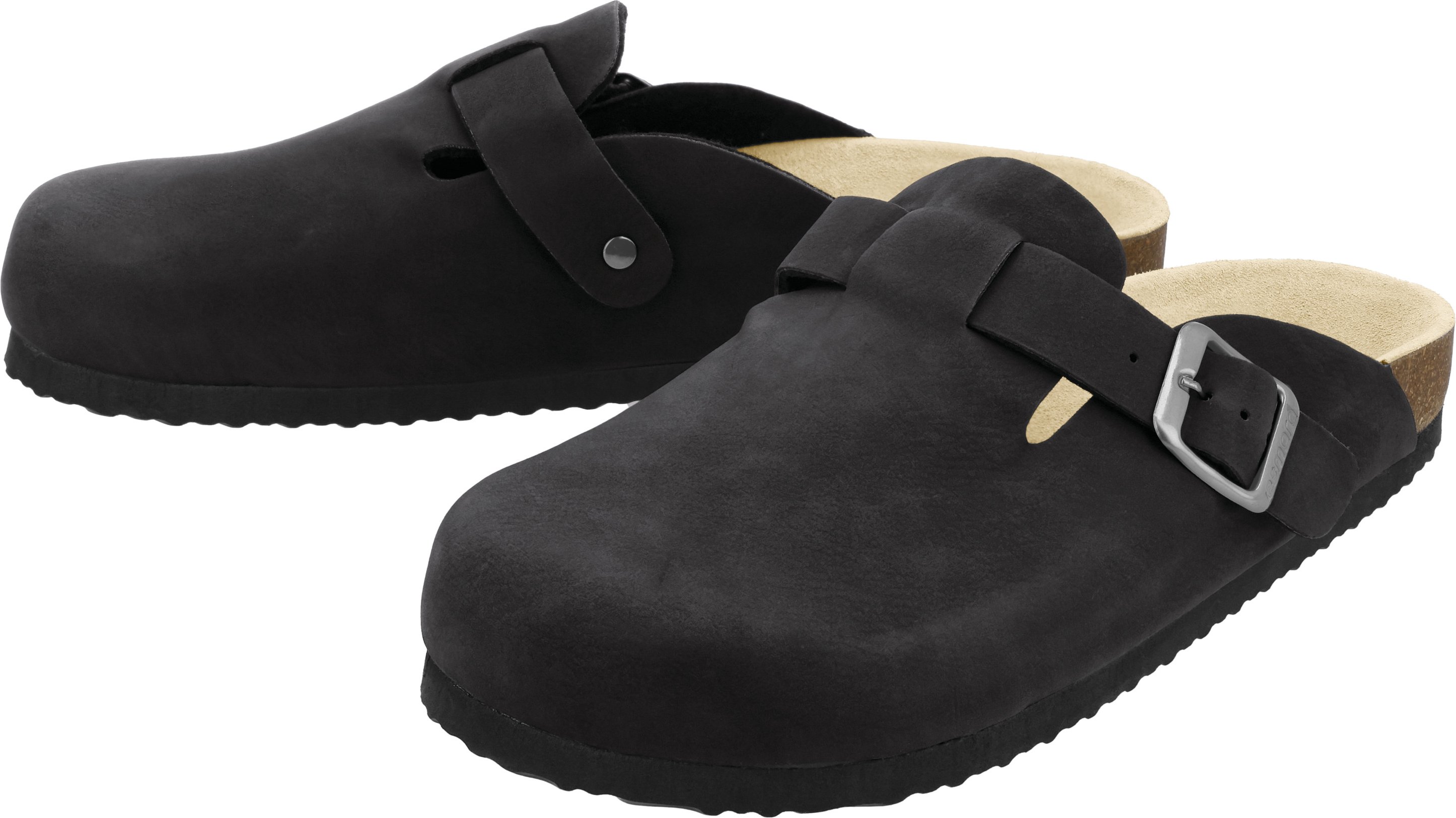 esmara® Herren Clog Tieffußbett (Schwarz, 41)