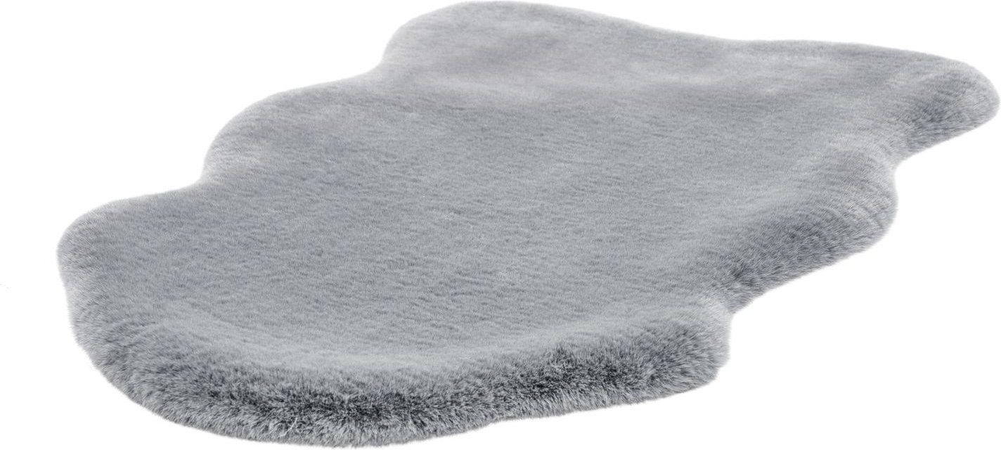 KAYOOM Teppich Rabbit (Schafsfell, Grau / Blau, 60cm x 90cm)