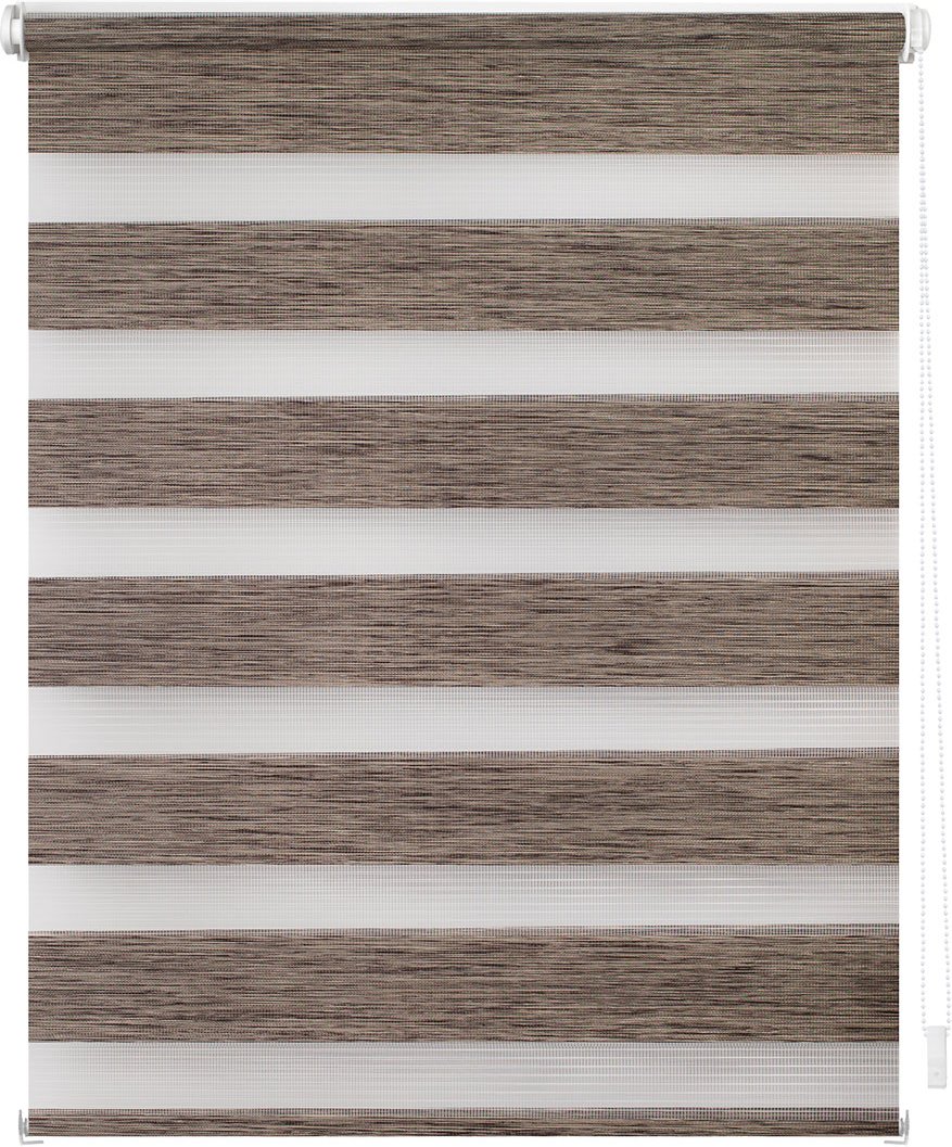 Lichtblick Duo Rollo Klemmfix, ohne Bohren, meliert (Hellbraun, 80 x 220 cm)