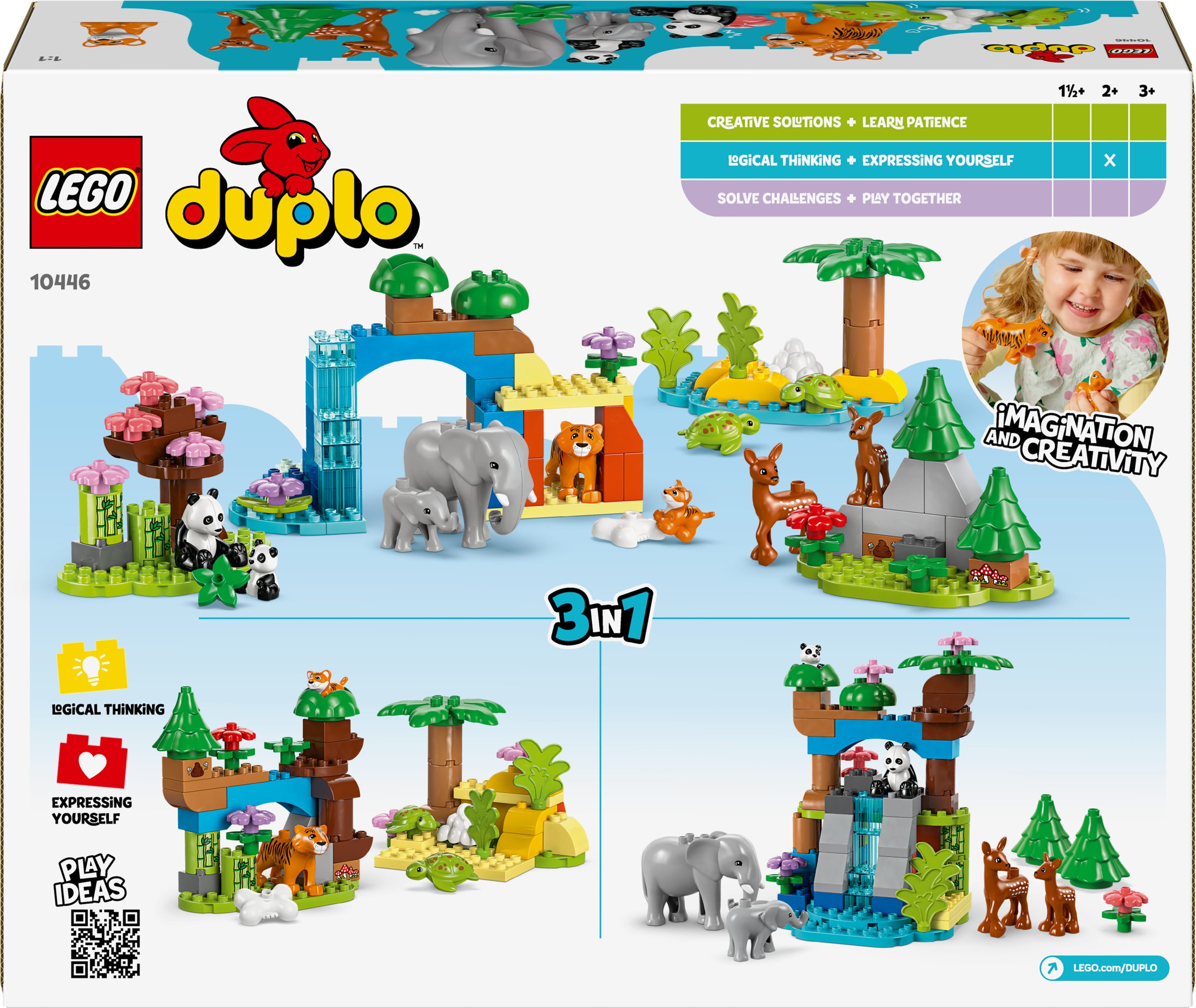 LEGO® DUPLO® 10446 3in1 Wild Animal Families