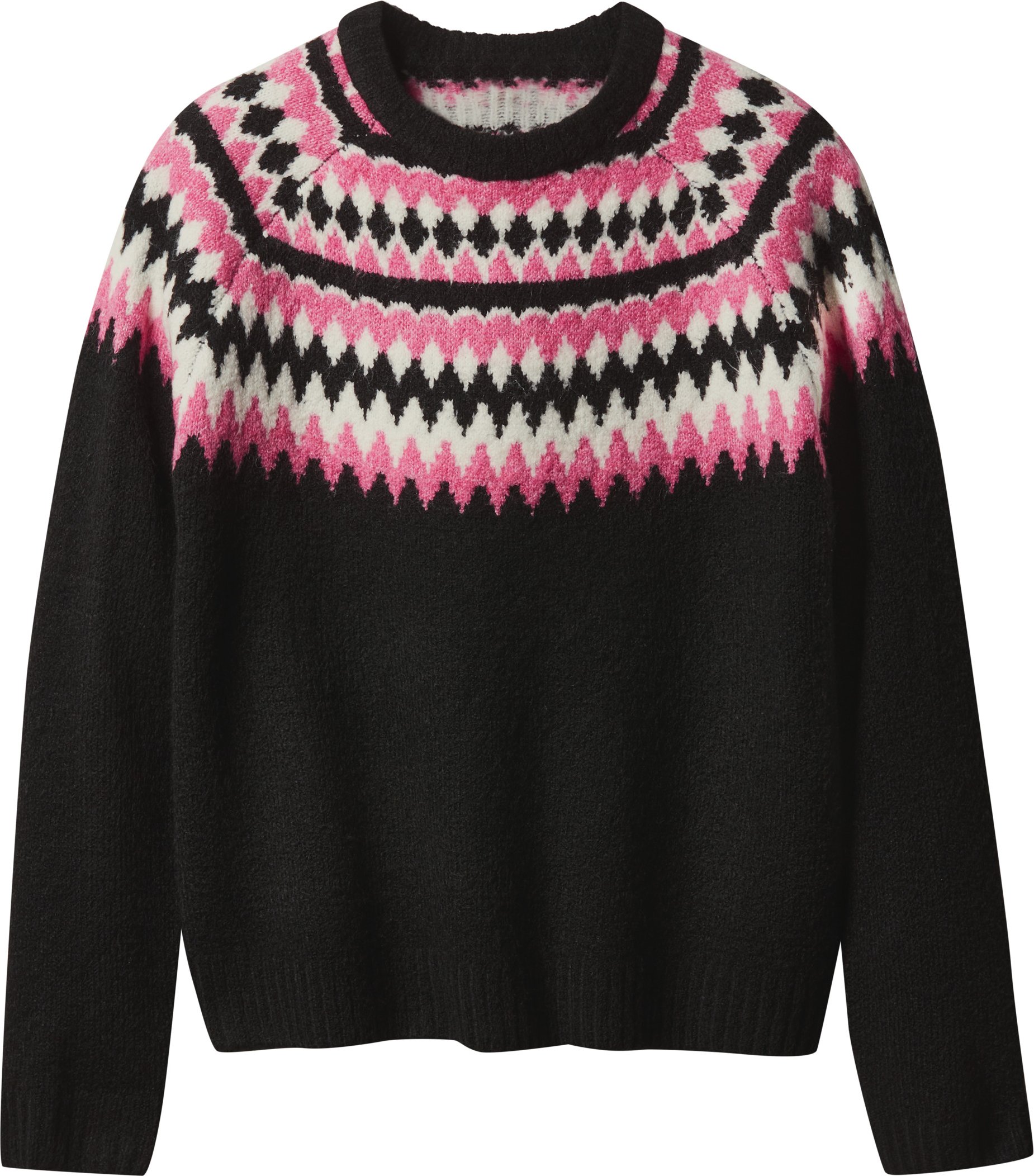 esmara® Damen Pullover Grobstrick (Schwarz, S(36/38))