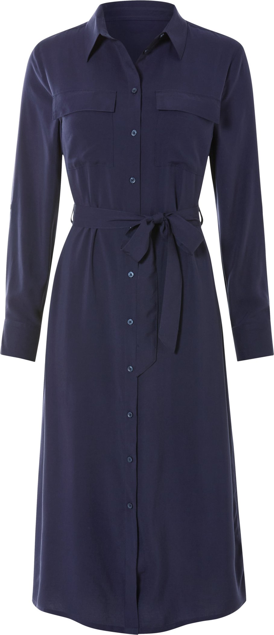 Thumbnail - esmara® Damen Blusenkleid langarm (navy, 38)