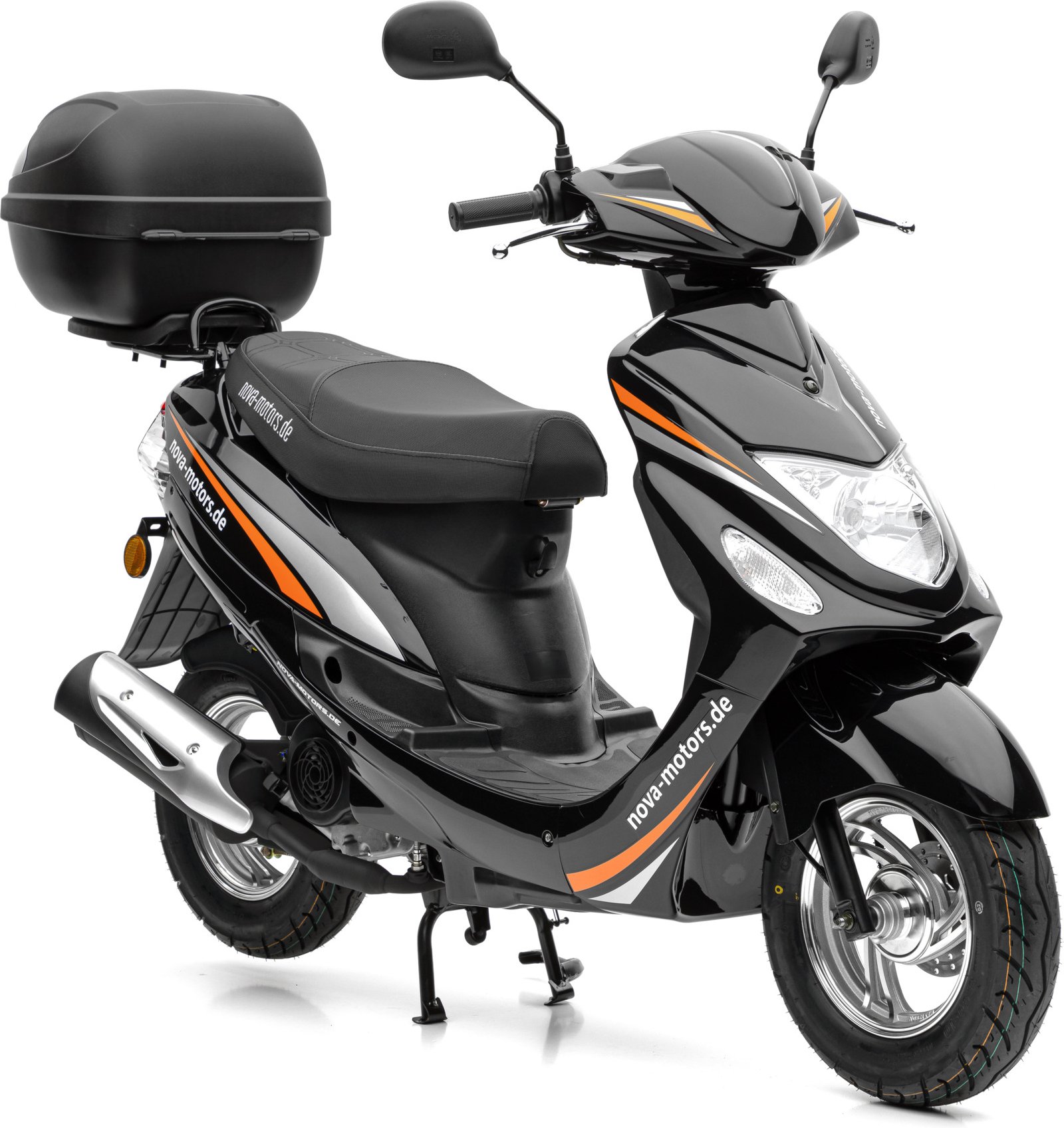 Nova Motors Motorroller »City Star III«, 45km/h, E5 EFI (inkl. Topcase, Schwarz)