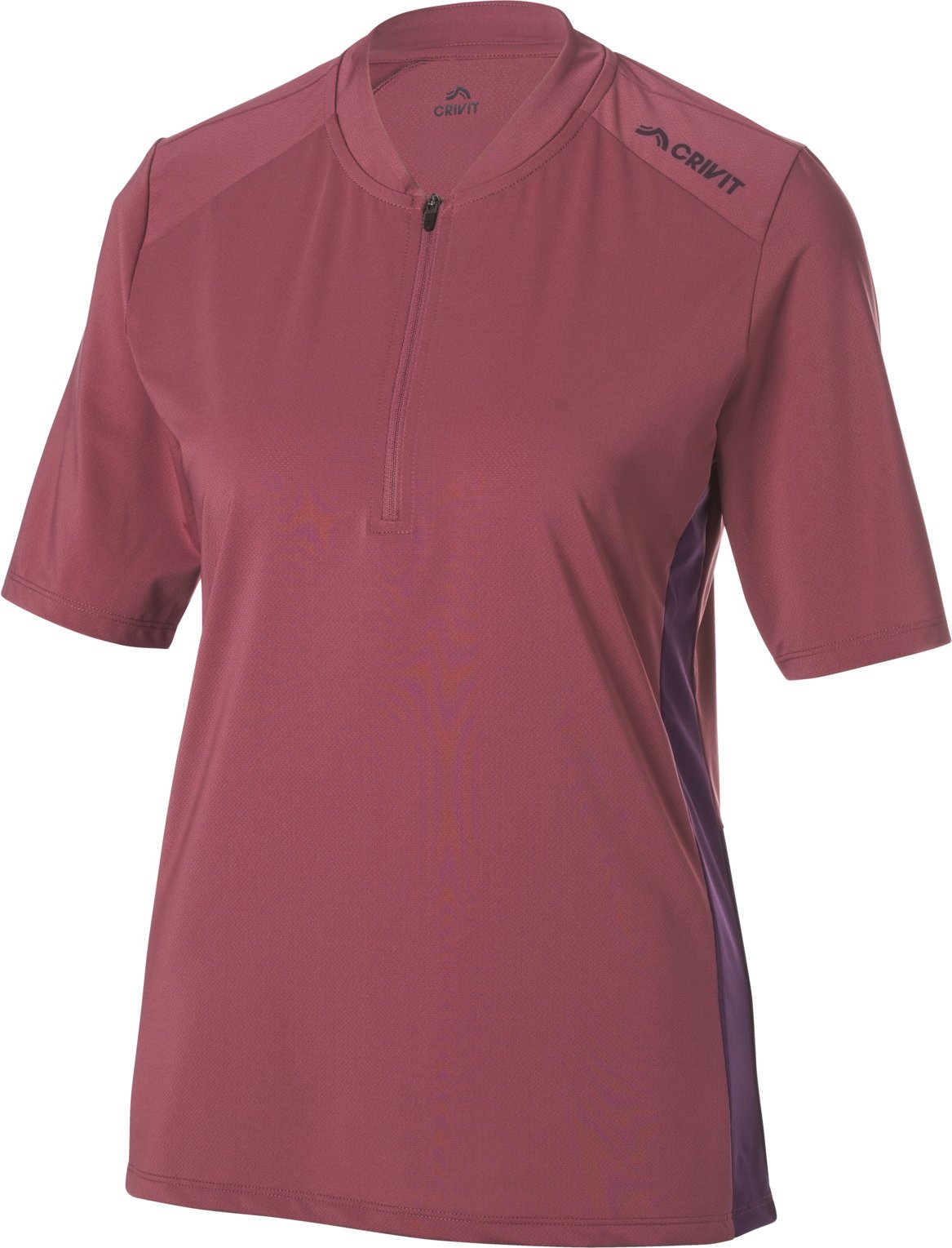 CRIVIT Damen Funktionsshirt Fahrrad (Rot, L(44/46))