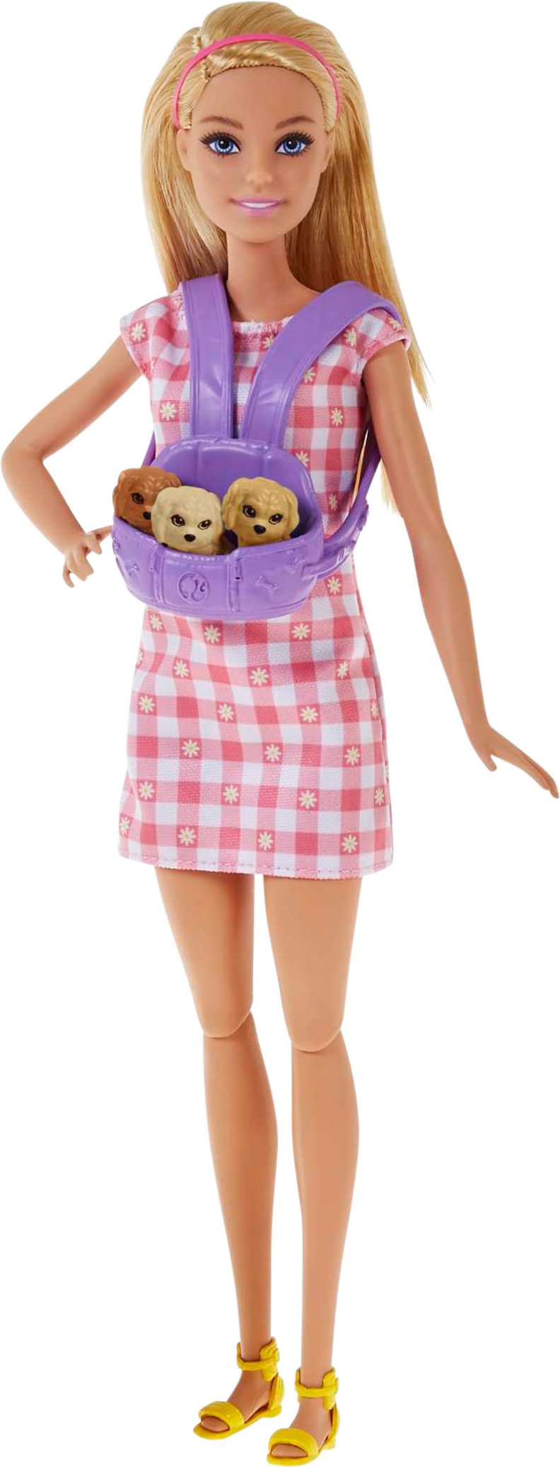 Barbie Puppenset »Hund und Welpen / Haarspiel« (mit Hund und Welpen)