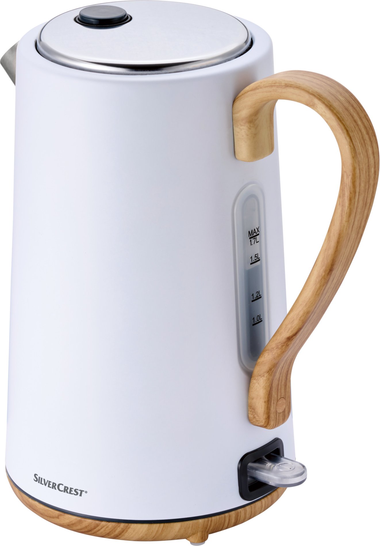 SILVERCREST® KITCHEN TOOLS Wasserkocher Holzdesign EDS SWKH 3000 B2/SOWKH 3000 B2/SWKH 2400 B2 (Weiß)""
