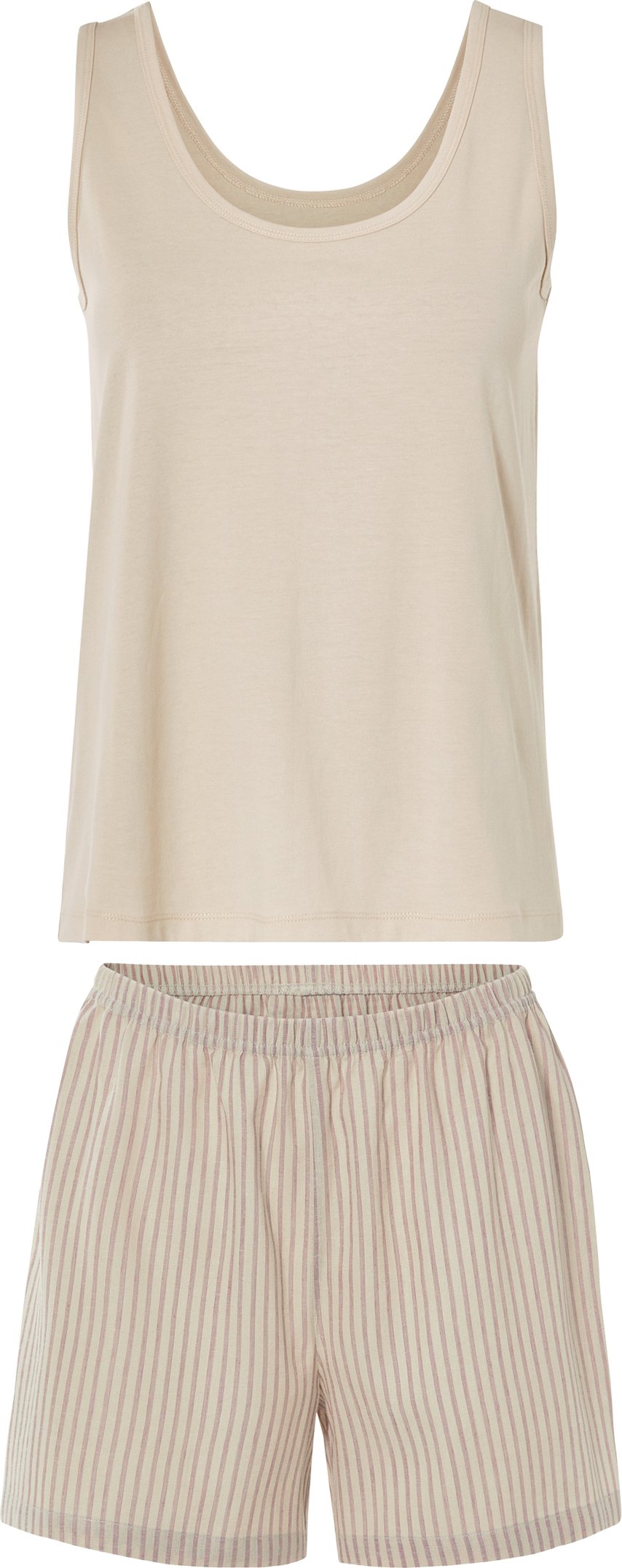 Thumbnail - esmara® Damen Shorty Pyjama (Beige, XL(48/50))