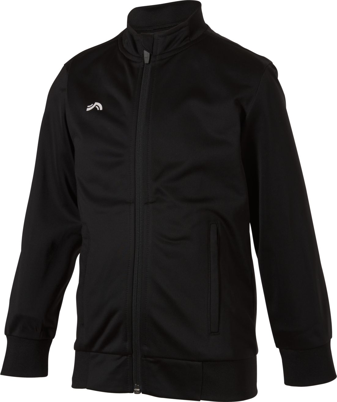 Thumbnail - CRIVIT Kinder Trainingsjacke mit seitlichen Reißverschlusstaschen (Schwarz, 146/152)
