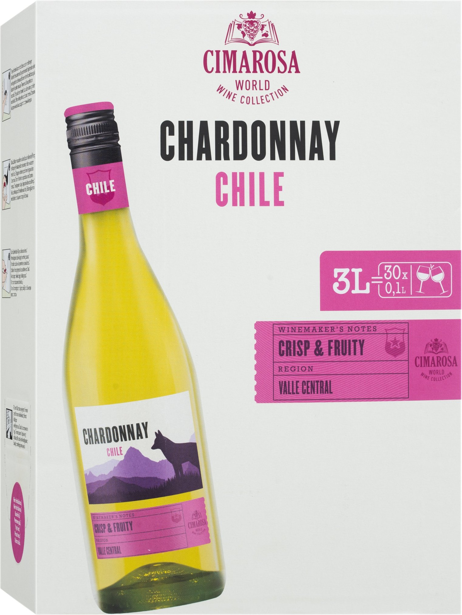 Thumbnail - CIMAROSA Chardonnay Chile 3-l-Bag-in-Box trocken, Weißwein 2024