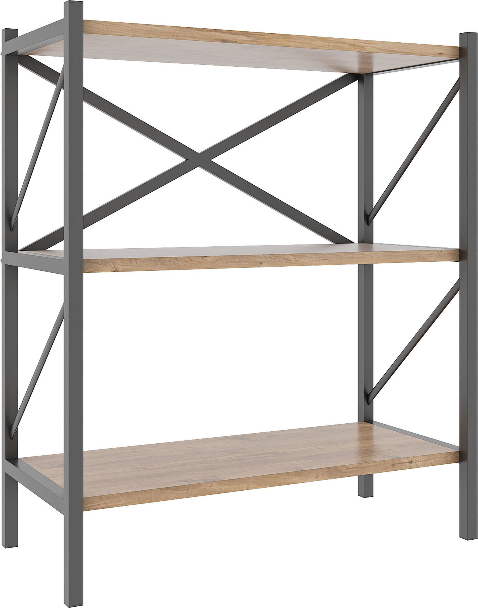 VCM Regal Insasi (2-fach, Honig-Eiche)