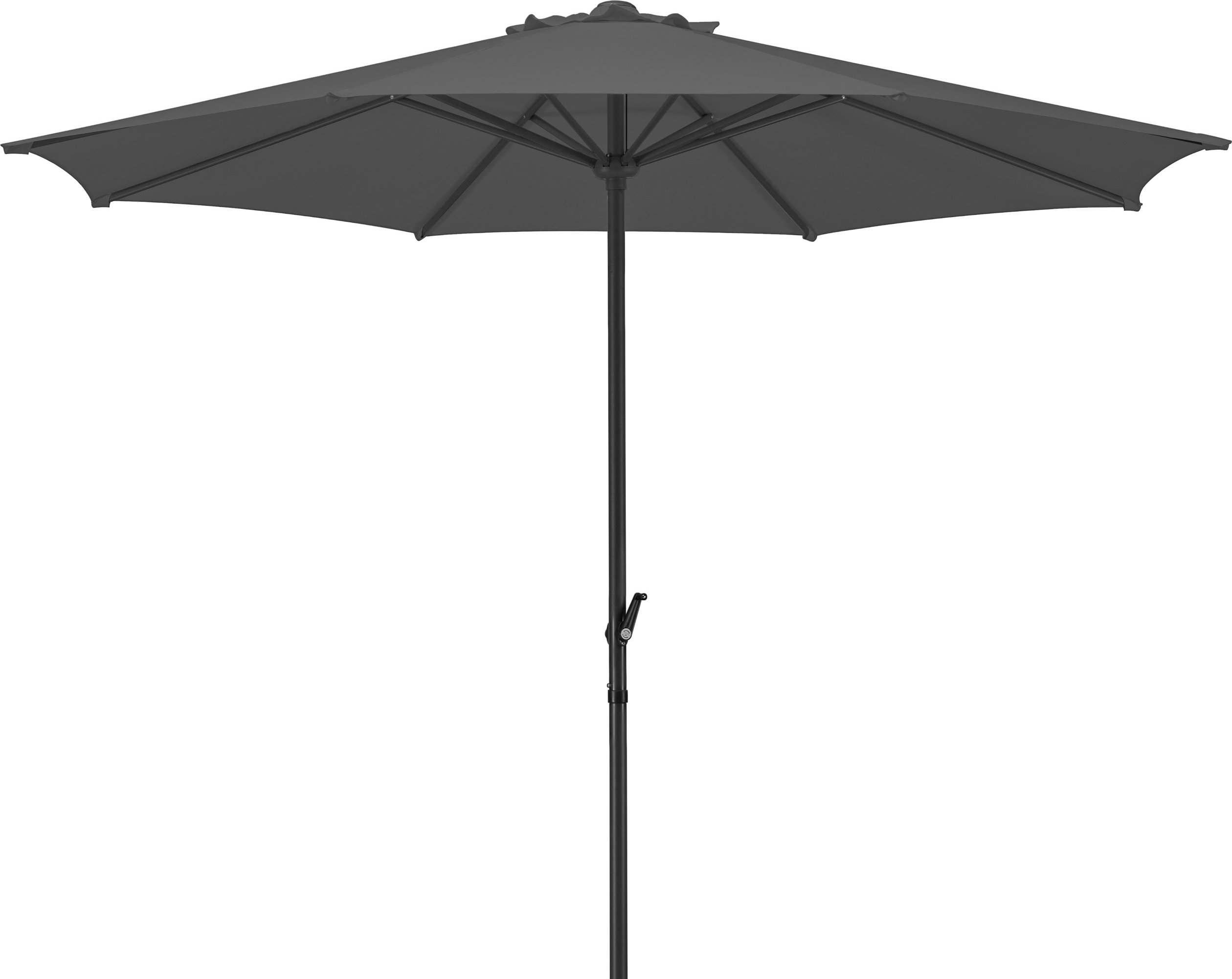 Schneider Marktschirm »Sol 350«, integrierte Windöffnung (Anthrazit)