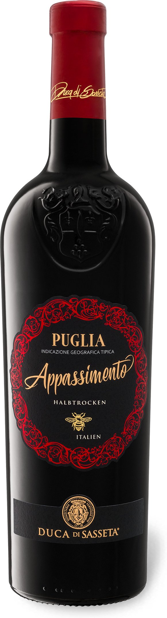 Thumbnail - Duca di Sasseta Appassimento Puglia IGT halbtrocken, Rotwein 2024 - Mindestbestellmenge 6