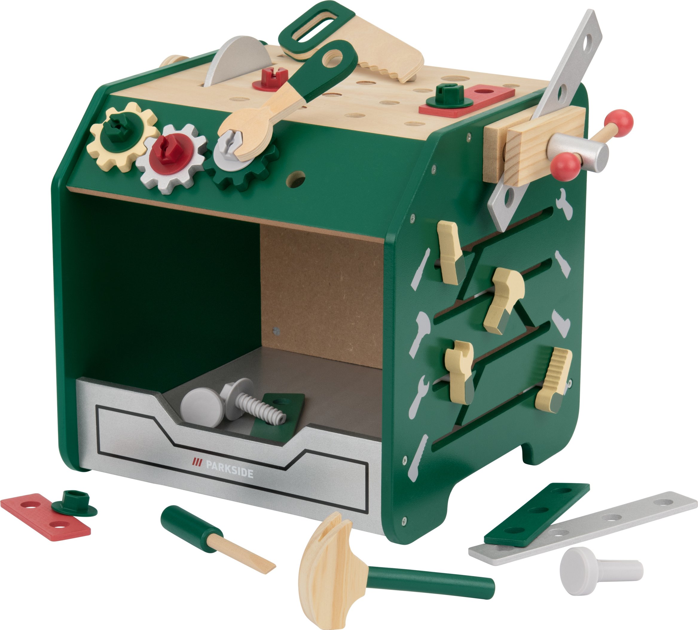 lupilu® Motorikwürfel Küche / Motorikwürfel Werkbank (Motorikwürfel Werkbank)