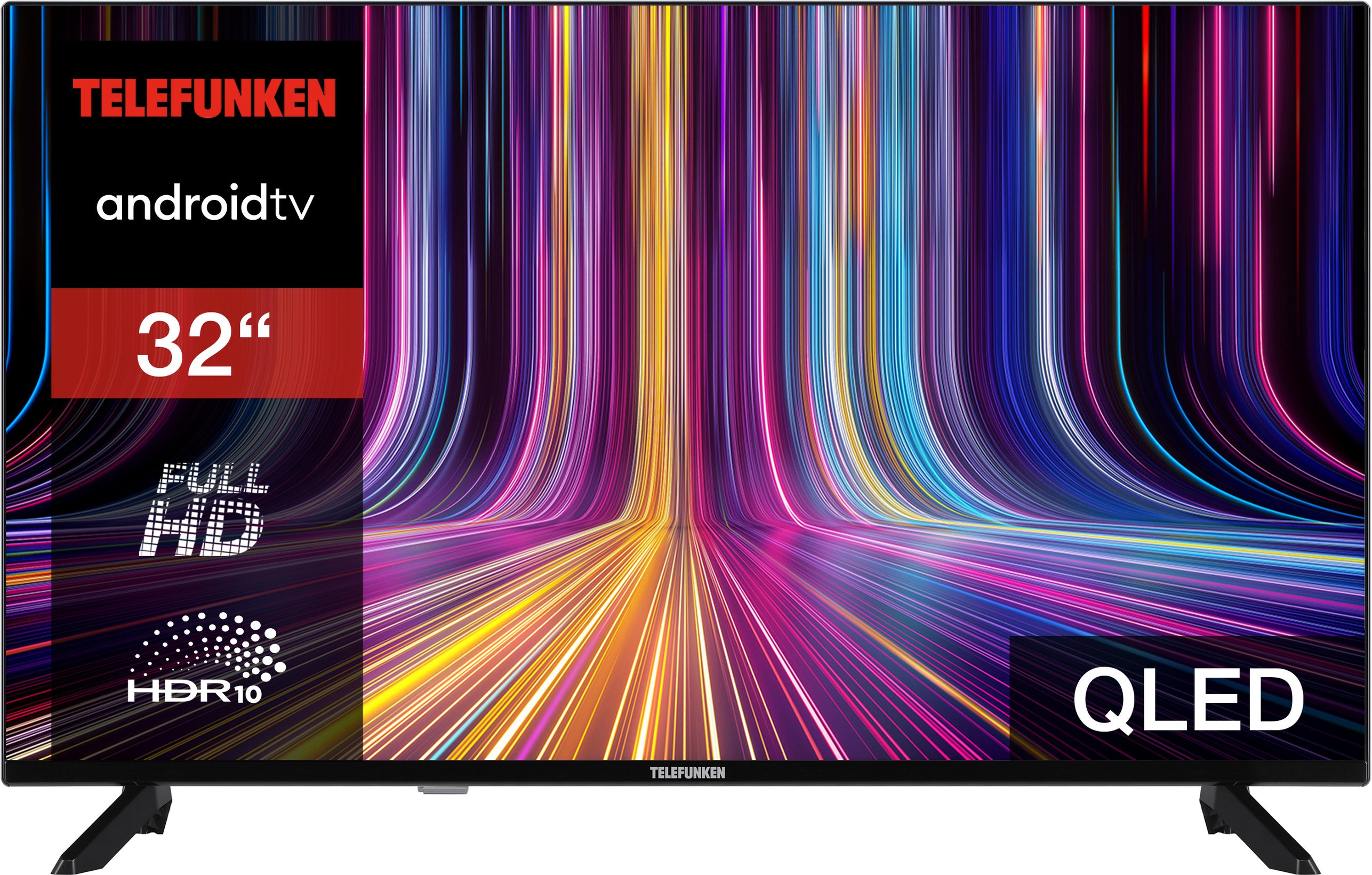 TELEFUNKEN Fernseher QFAN750S QLED Android Smart TV Full HD (32 Zoll)