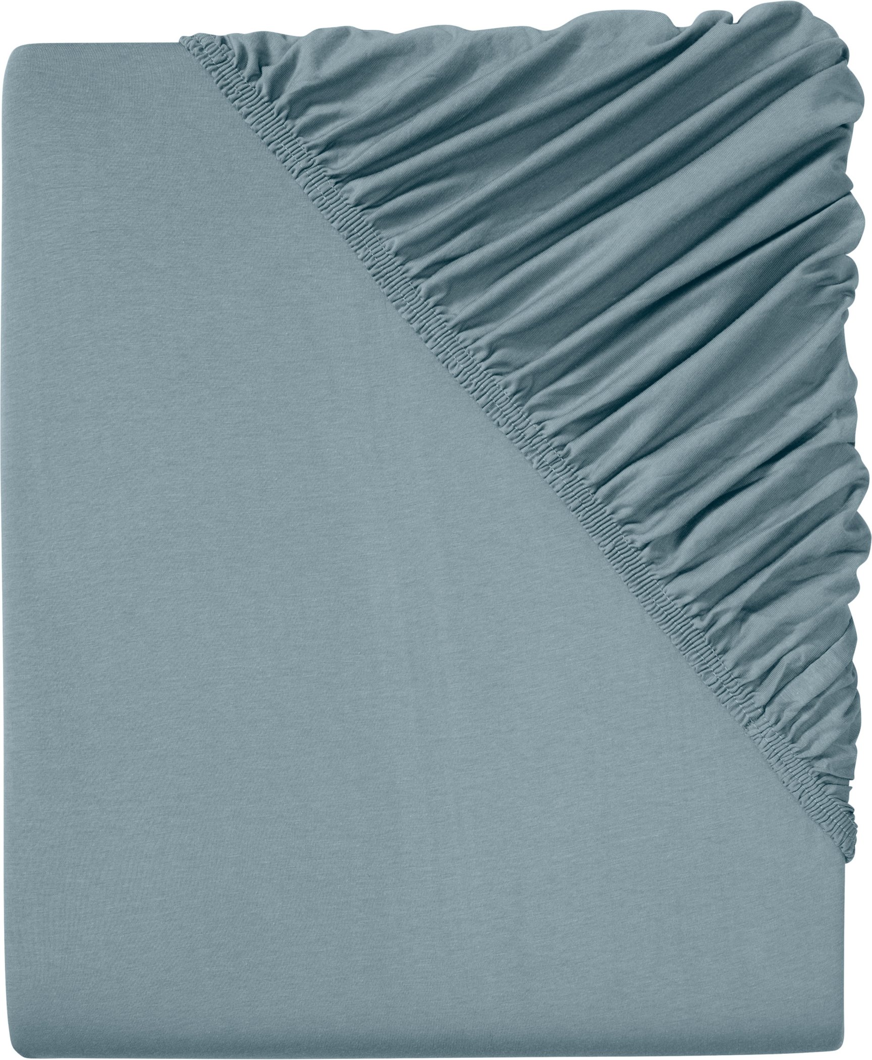 LIVARNO home Kleinkinder Spannbettlaken Jersey 2er, 60-70x120-140 cm (Blau)