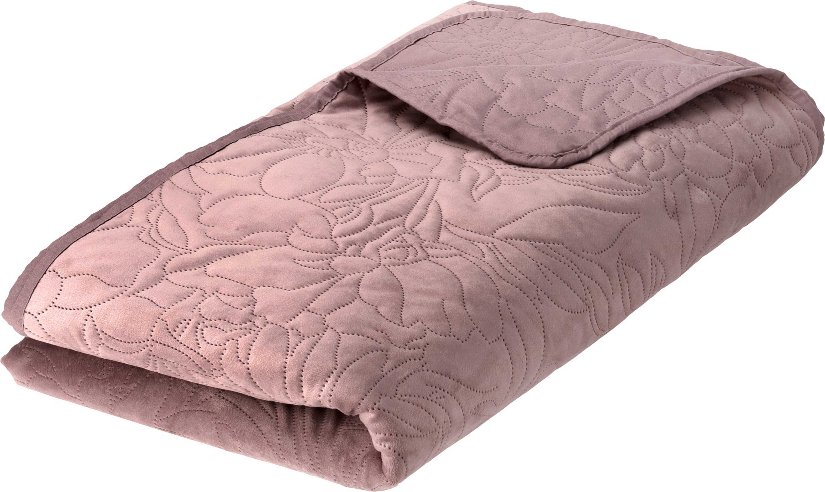 LIVARNO® Tagesdecke Samt 200 x 220 cm (Rosa)