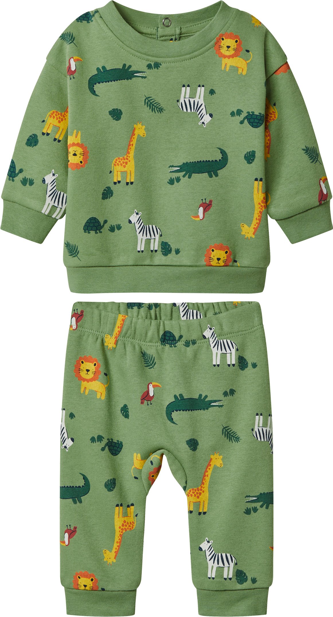 lupilu® Baby Sweatanzug, 2-teilig (Grün, 50/56)