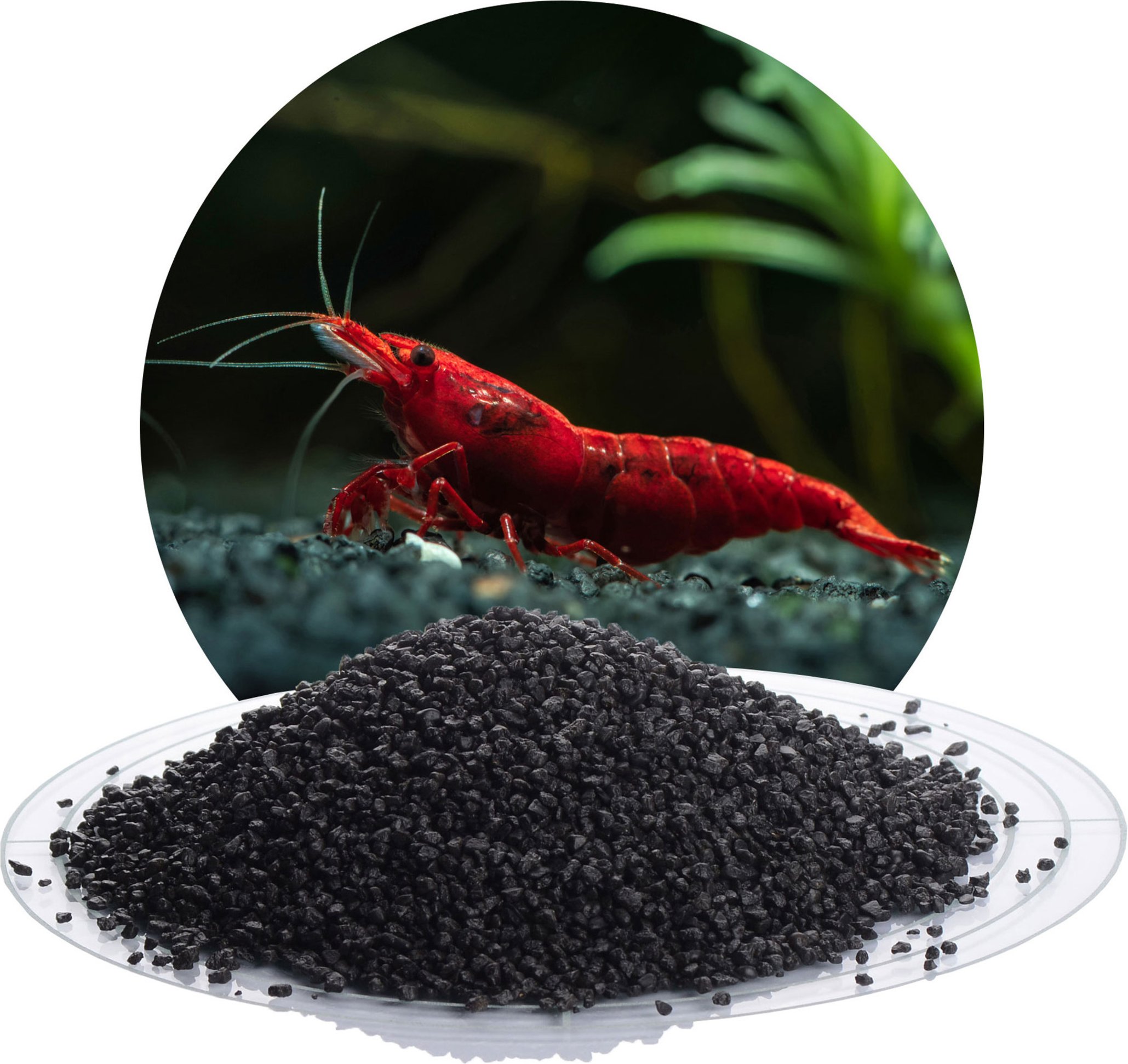 Schicker Mineral Aquariumkies (2,0-3,0 mm, 25 kg, Schwarz)