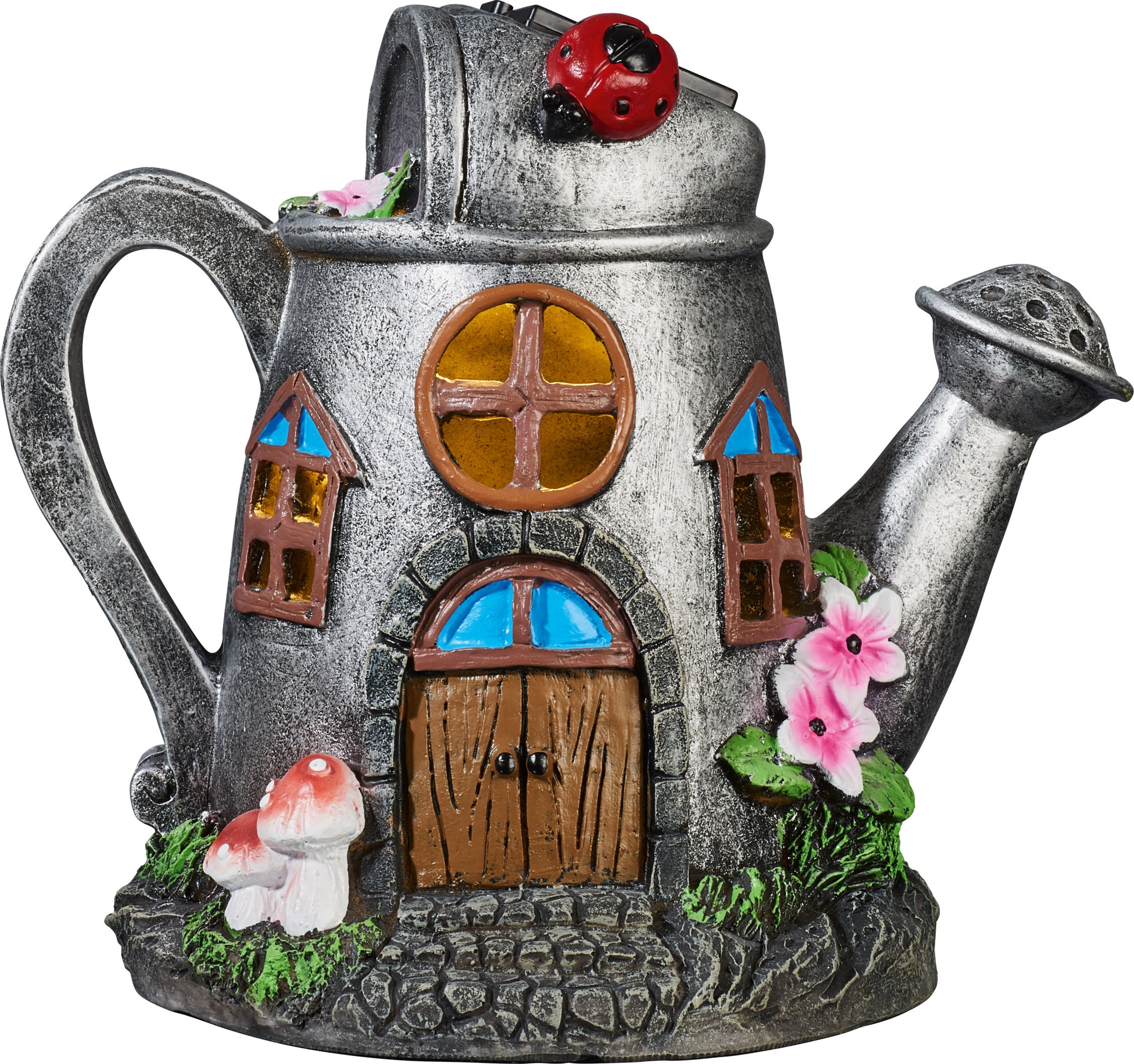 LIVARNO® Dekofigur LED Solar (Bewässerungstopf-Haus)