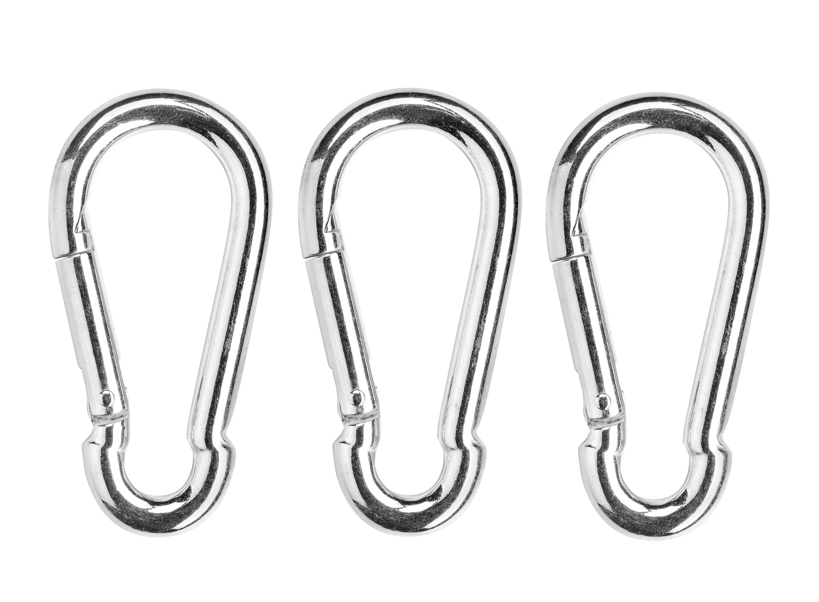 PARKSIDE® Karabiner-/ Schäkel-Haken (3er Set Karabinerhaken)