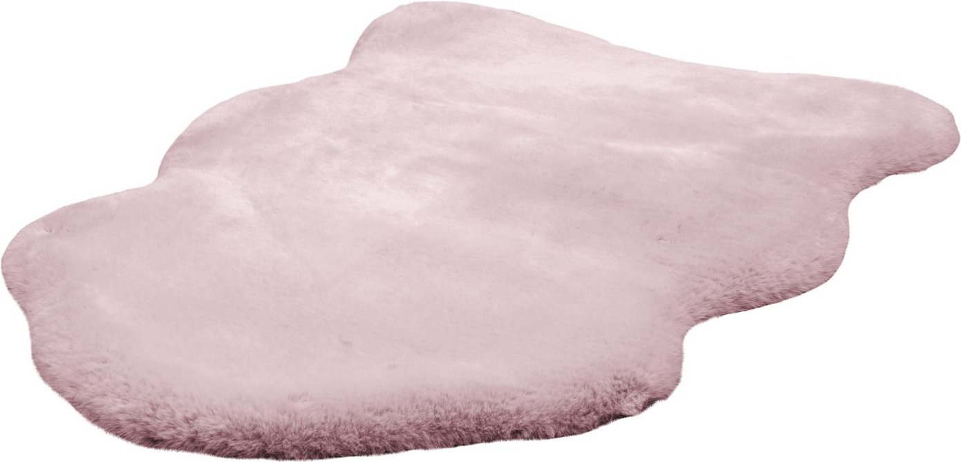 KAYOOM Teppich Rabbit (Schafsfell, Rosa, 60cm x 90cm)