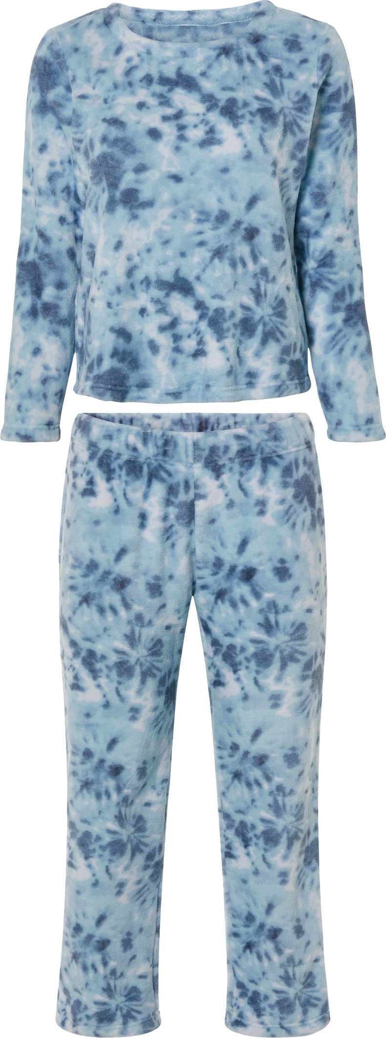 Thumbnail - esmara® Damen Pyjama Plüsch (Hellblau, XS(32/34))