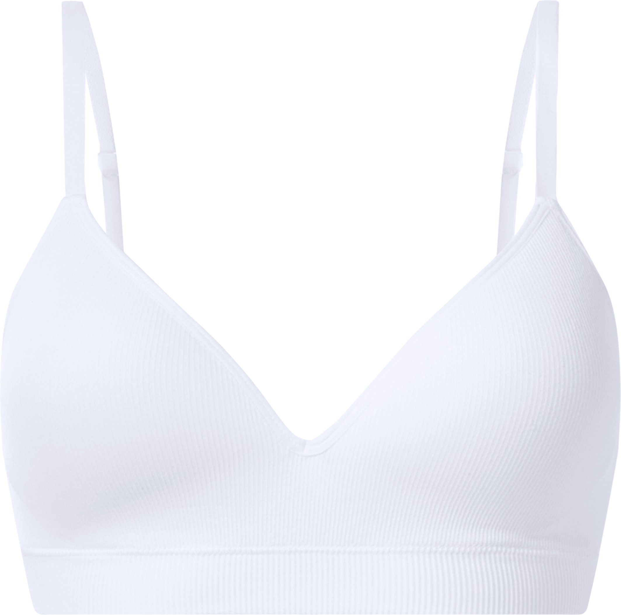esmara® Damen Soft BH Seamless (Weiß, 85C)