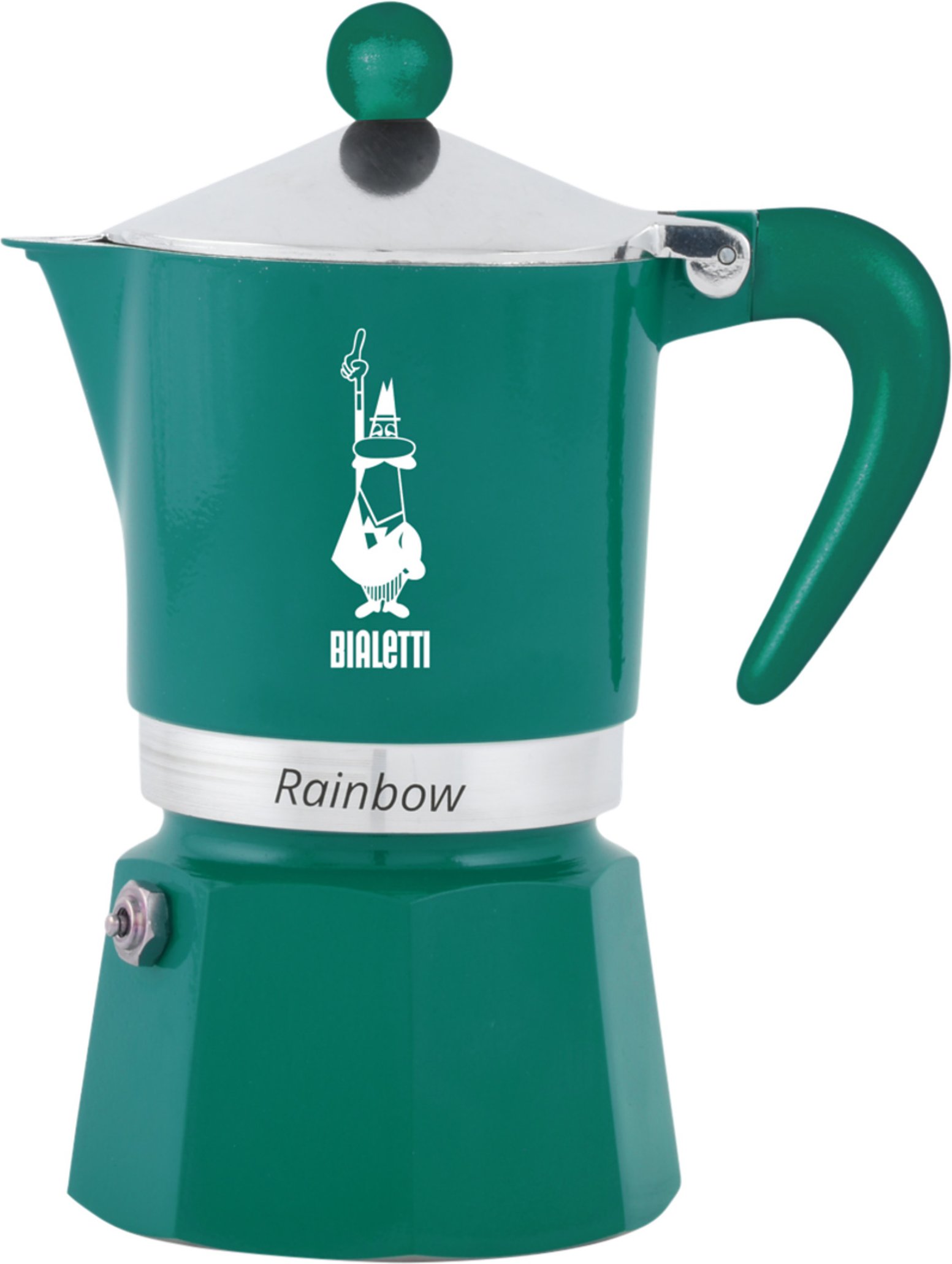BIALETTI Espressokocher »RAINBOW «, bis zu 3 Tassen (Grün)