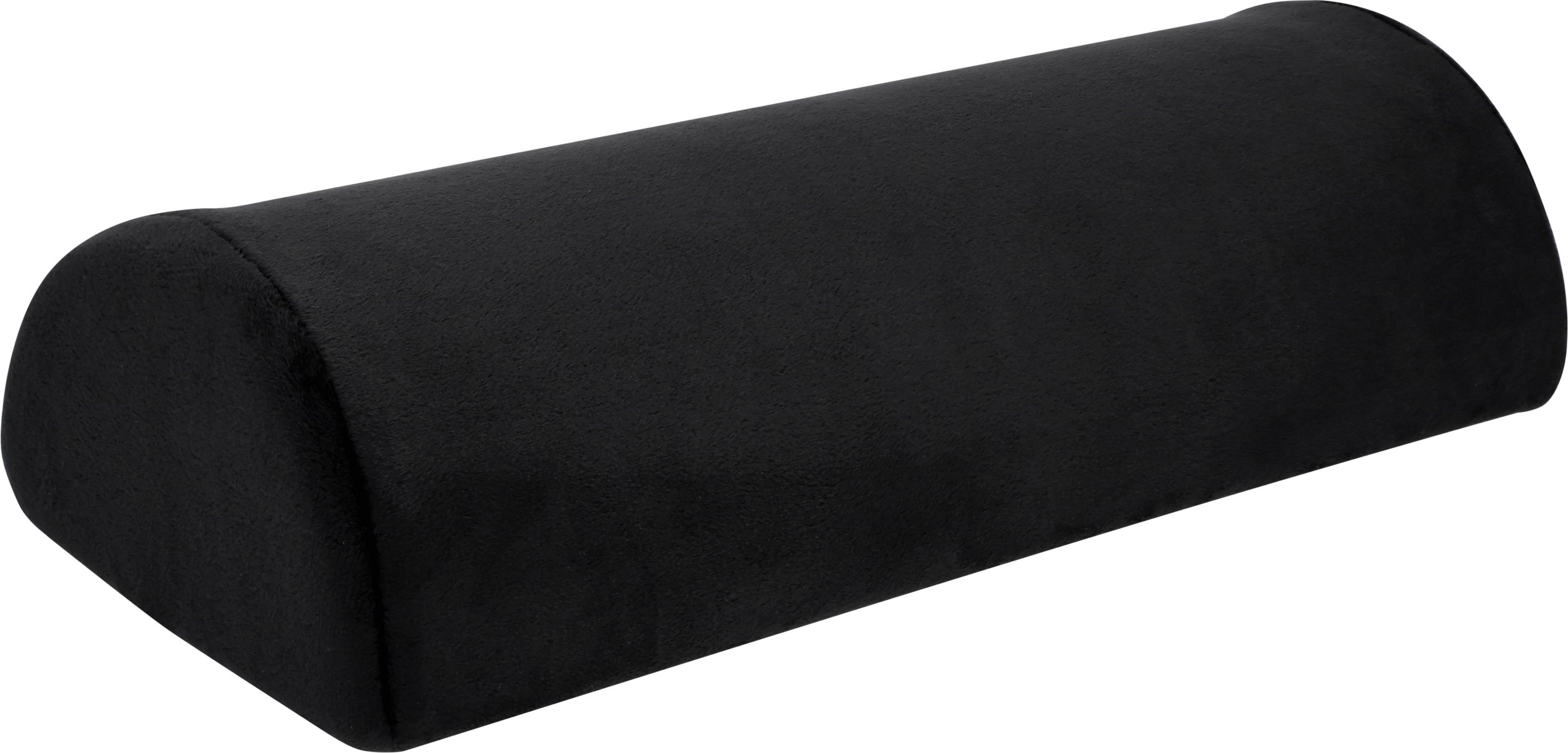 LIVARNO® Halbrolle/ Nackenkissen viskoelastisch (Halbrolle, Schwarz)