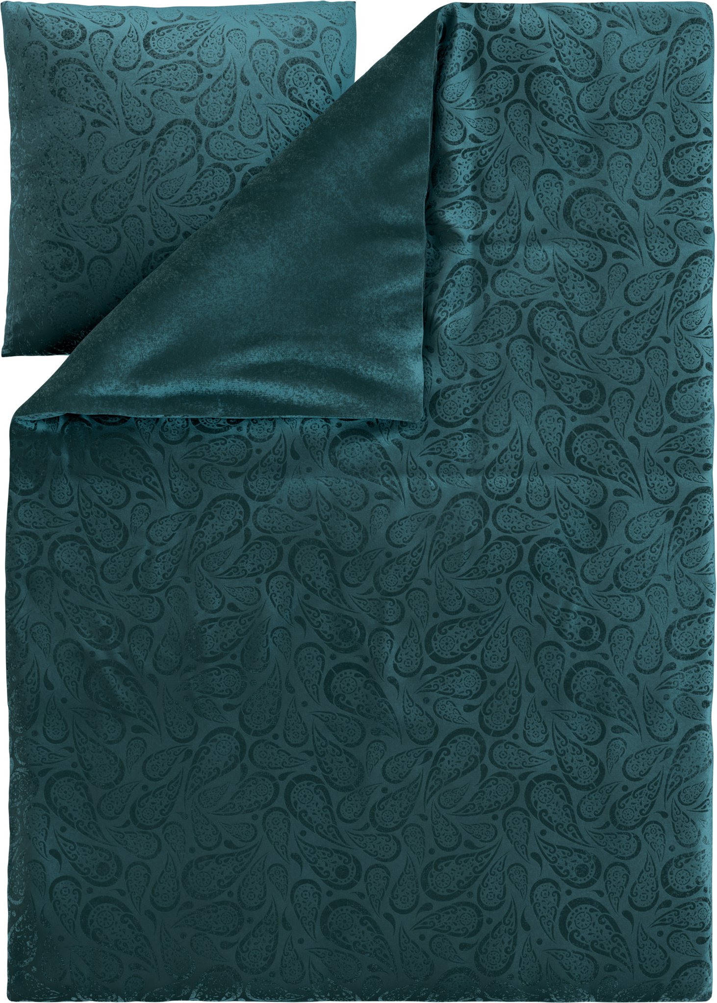 LIVARNO® Plüsch-Wendebettwäsche (Achtung: LV OSDE) (Grün)