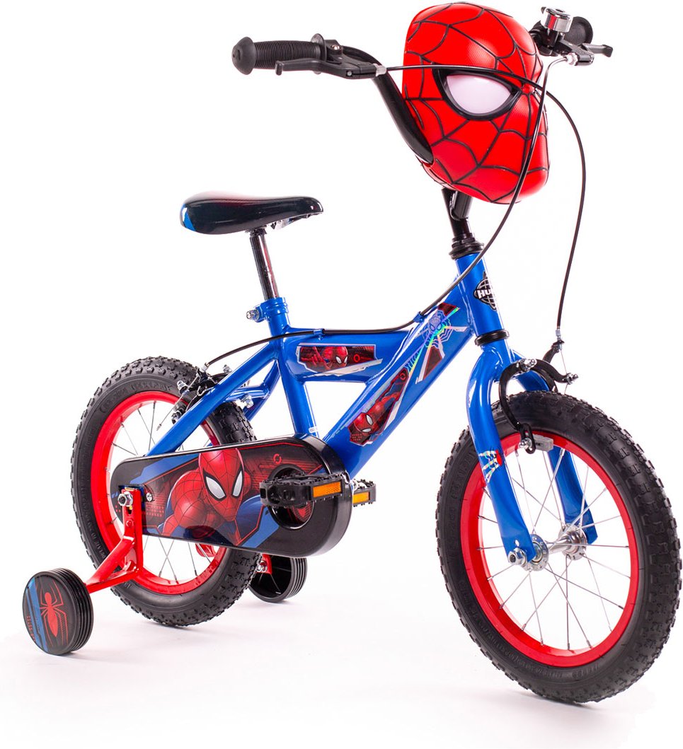 Huffy Kinderfahrrad 14 Zoll (Spider-Man, Blau)