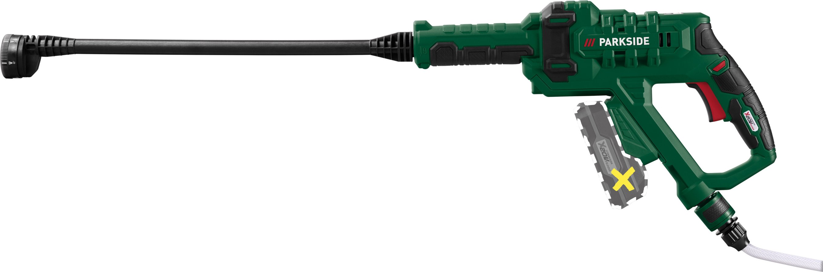 PARKSIDE® 20 V Akku–Druckreiniger »PDRA 20–Li D4«