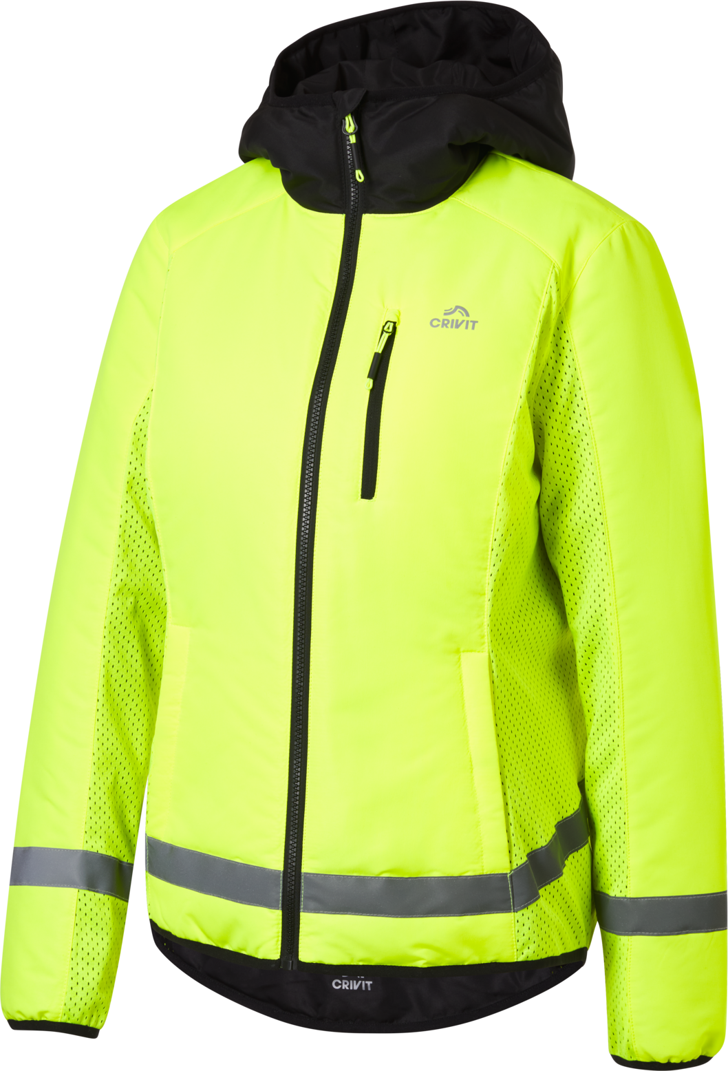 CRIVIT Damen Wendejacke, mit Reflektoren (XS(32/34))