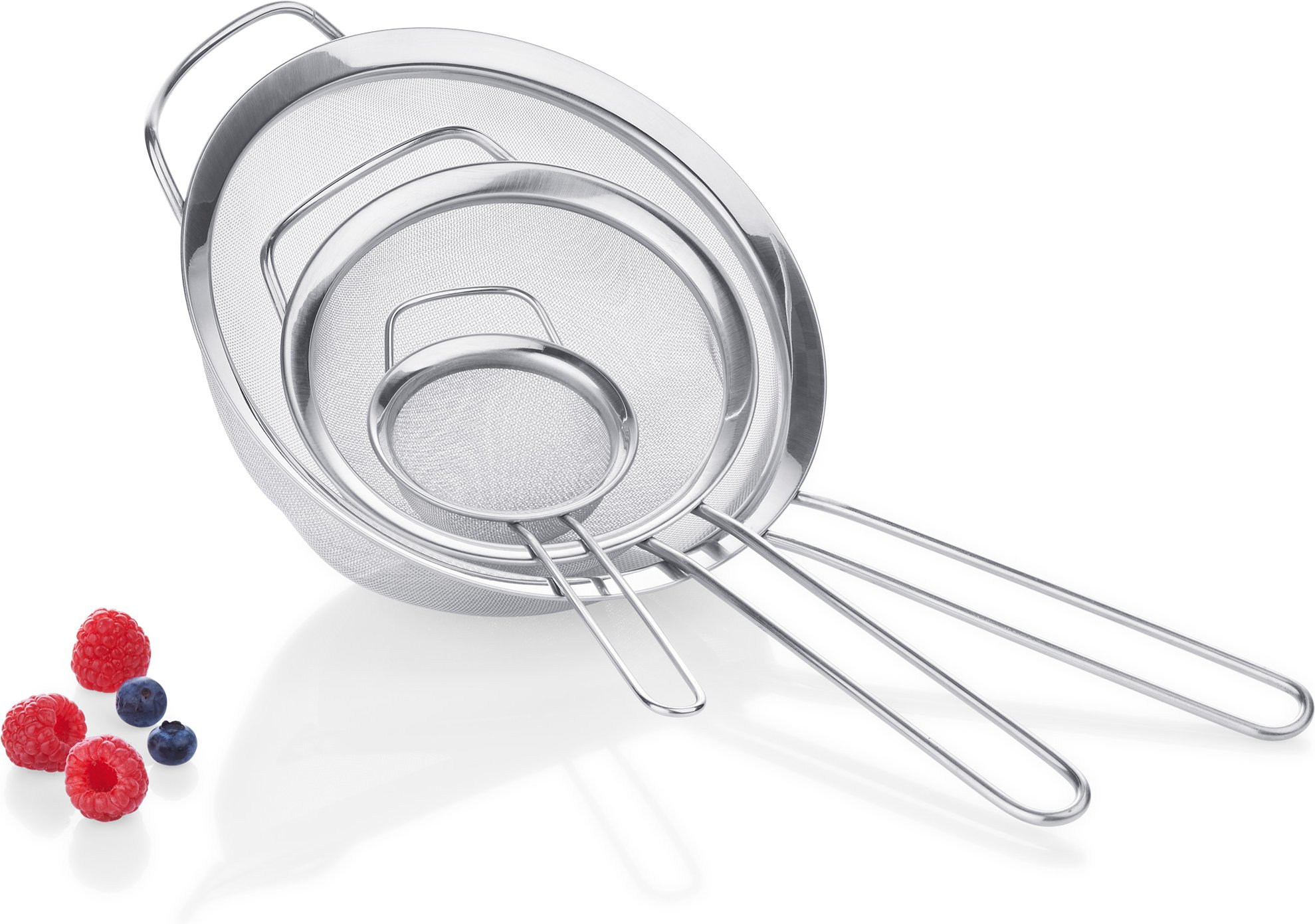 ERNESTO® Siebe, 3er Set, aus Edelstahl