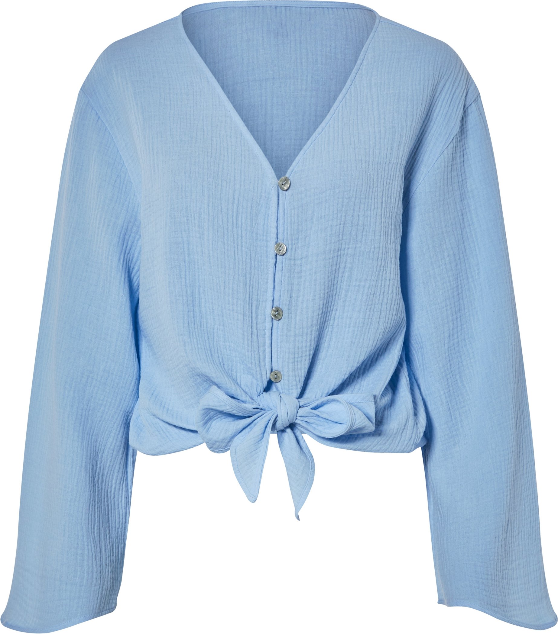 Thumbnail - esmara® Damen Bluse (blau mit langen Ärmeln, 44)