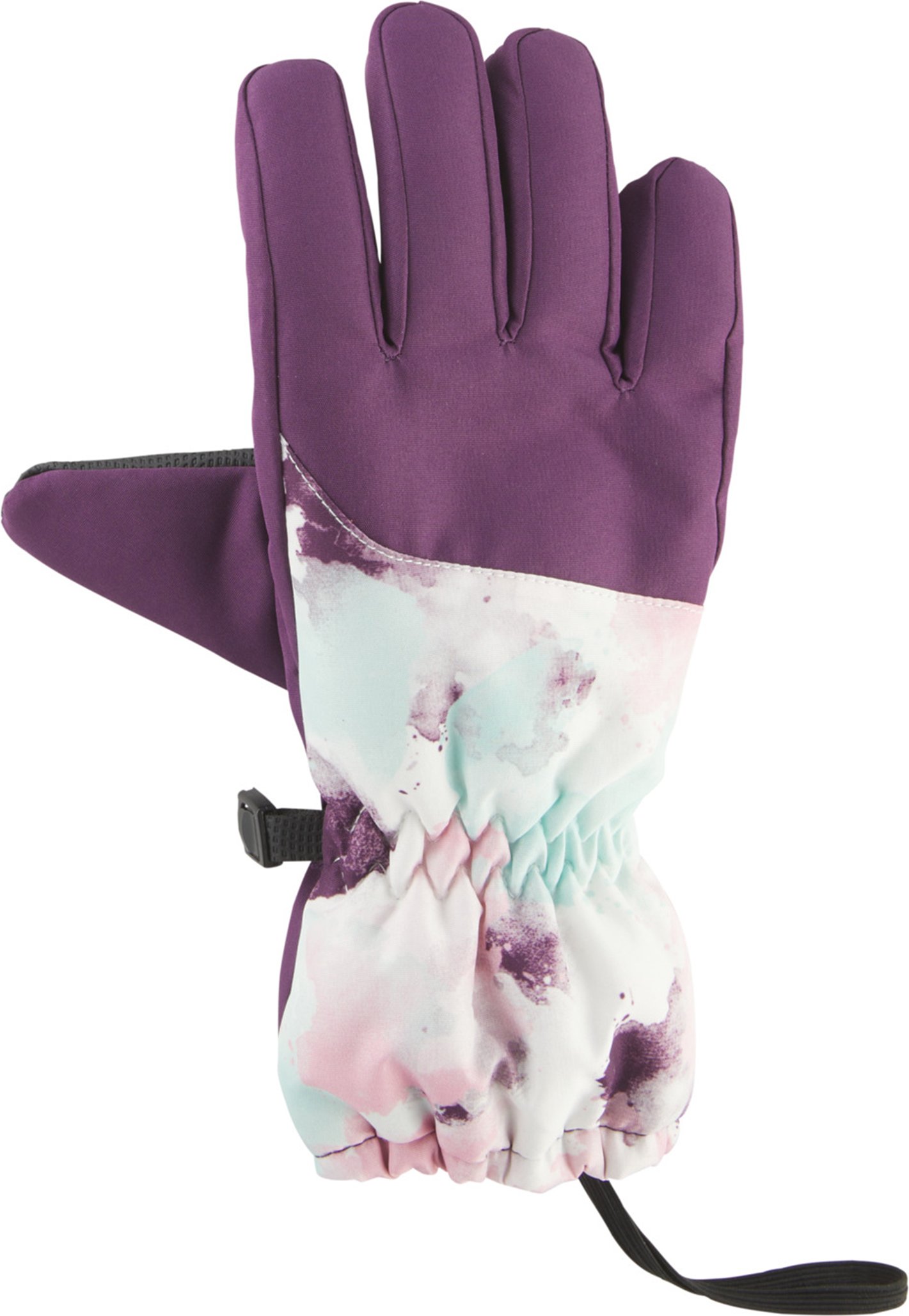 CRIVIT Kinder Mädchen Jungen Handschuhe Ski (7 (12-14 Jahre), Muster lila)