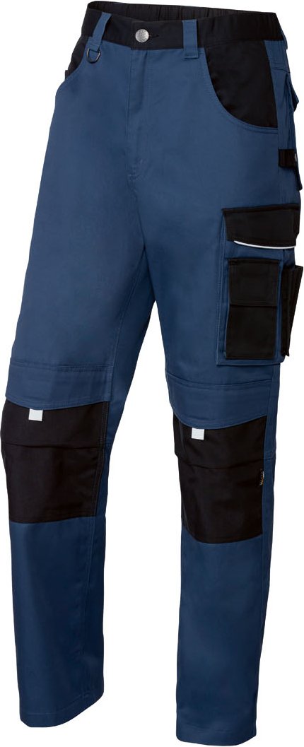 PARKSIDE PERFORMANCE® Herren Arbeitsbundhose (58, Blau/Schwarz)