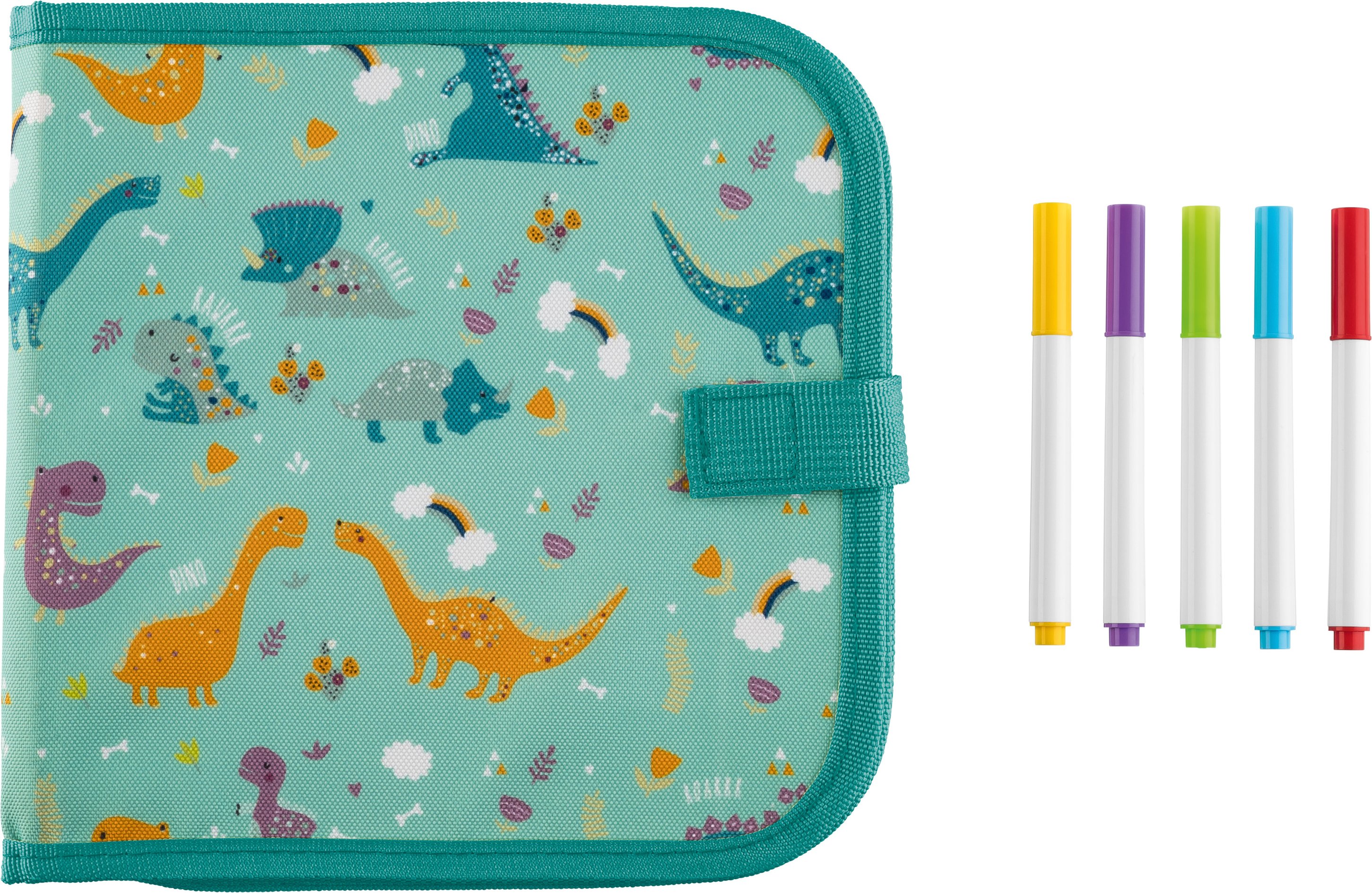 crelando® Abwaschbares Malbuch (Dino)